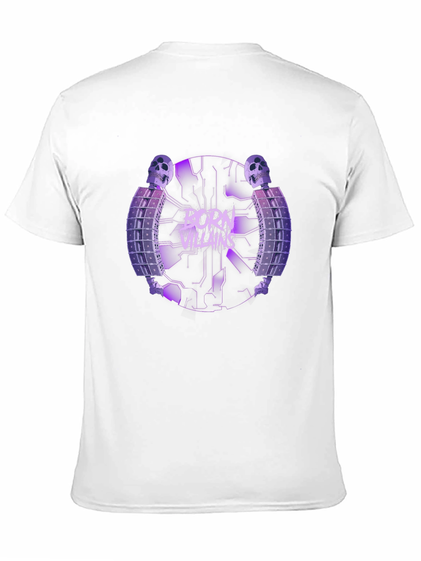 Born Villains Graphic Print Black T-Shirt
