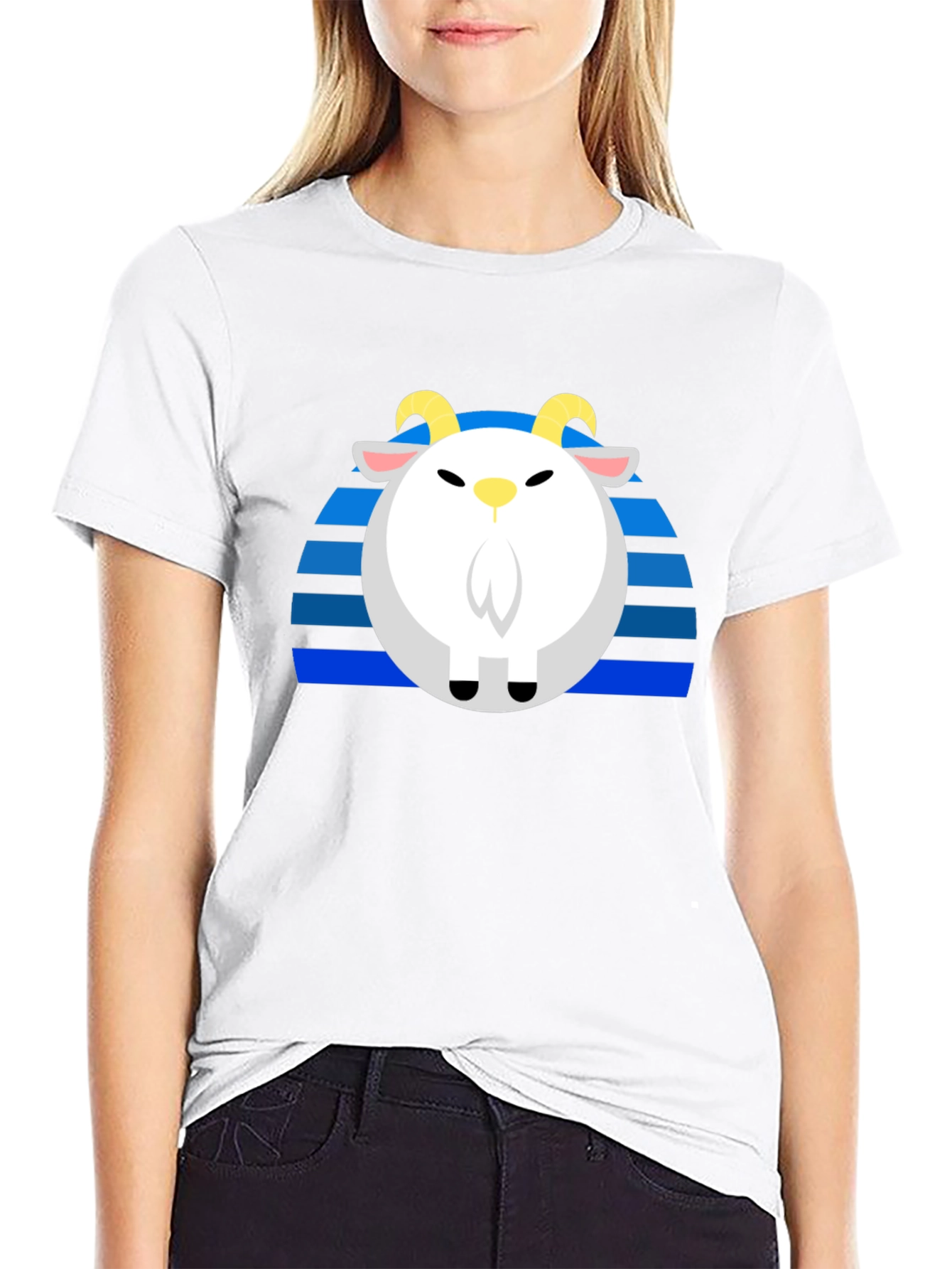 Goat Retro T-Shirt - Unique Graphic Tee