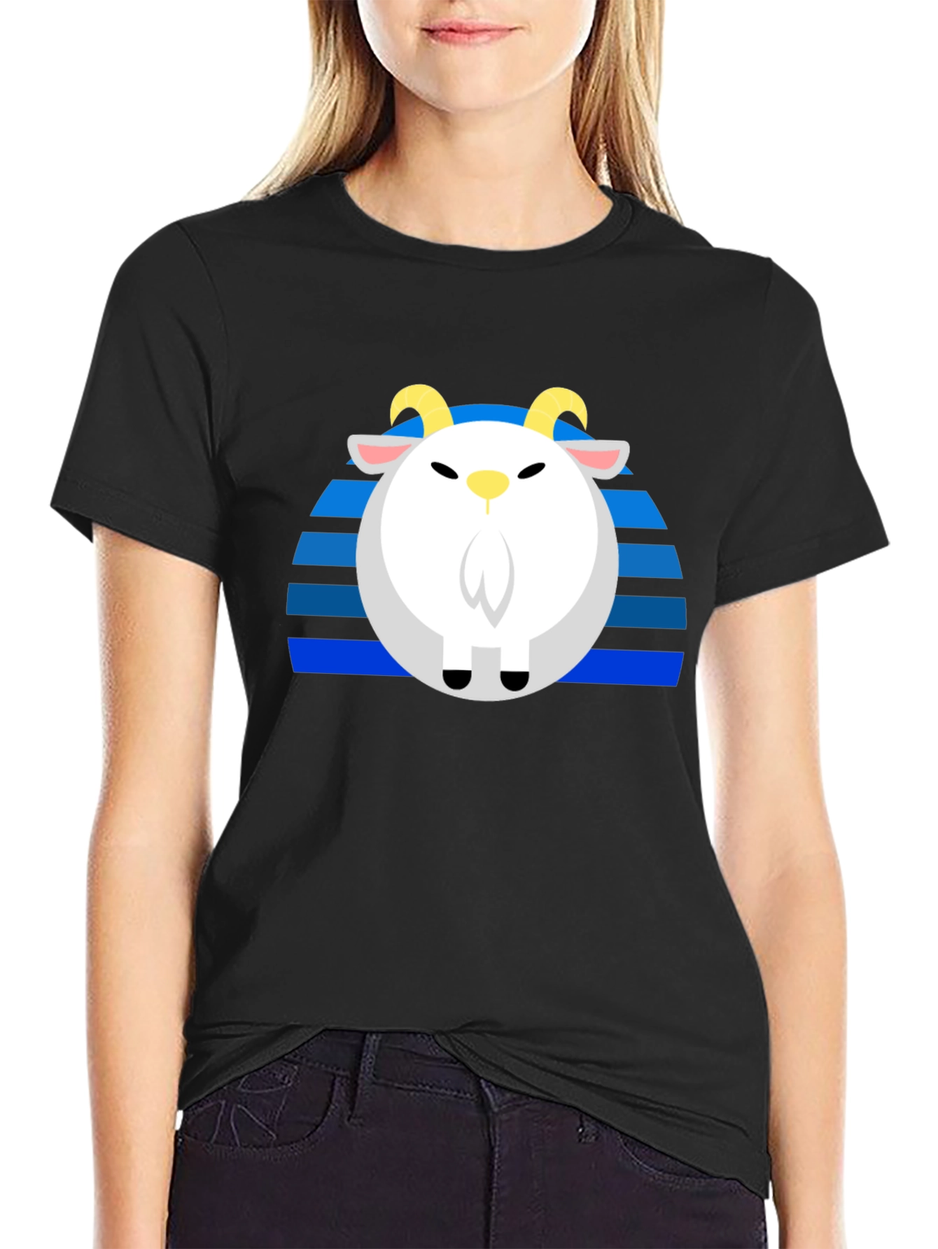 Goat Retro T-Shirt - Unique Graphic Tee