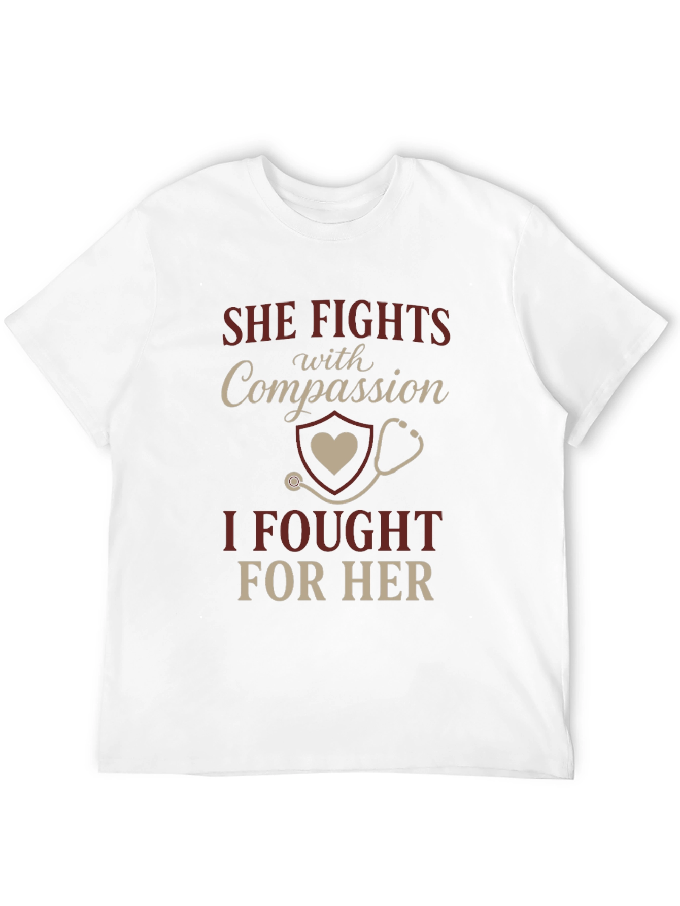 Compassionate Fighter T-Shirt - Support Our Heroes
