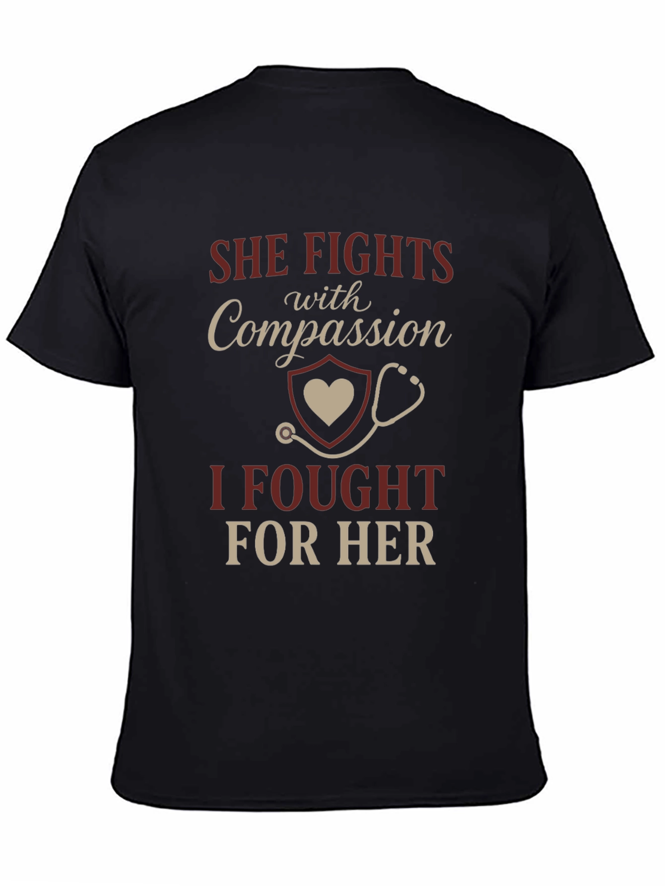 Compassionate Fighter T-Shirt - Support Our Heroes