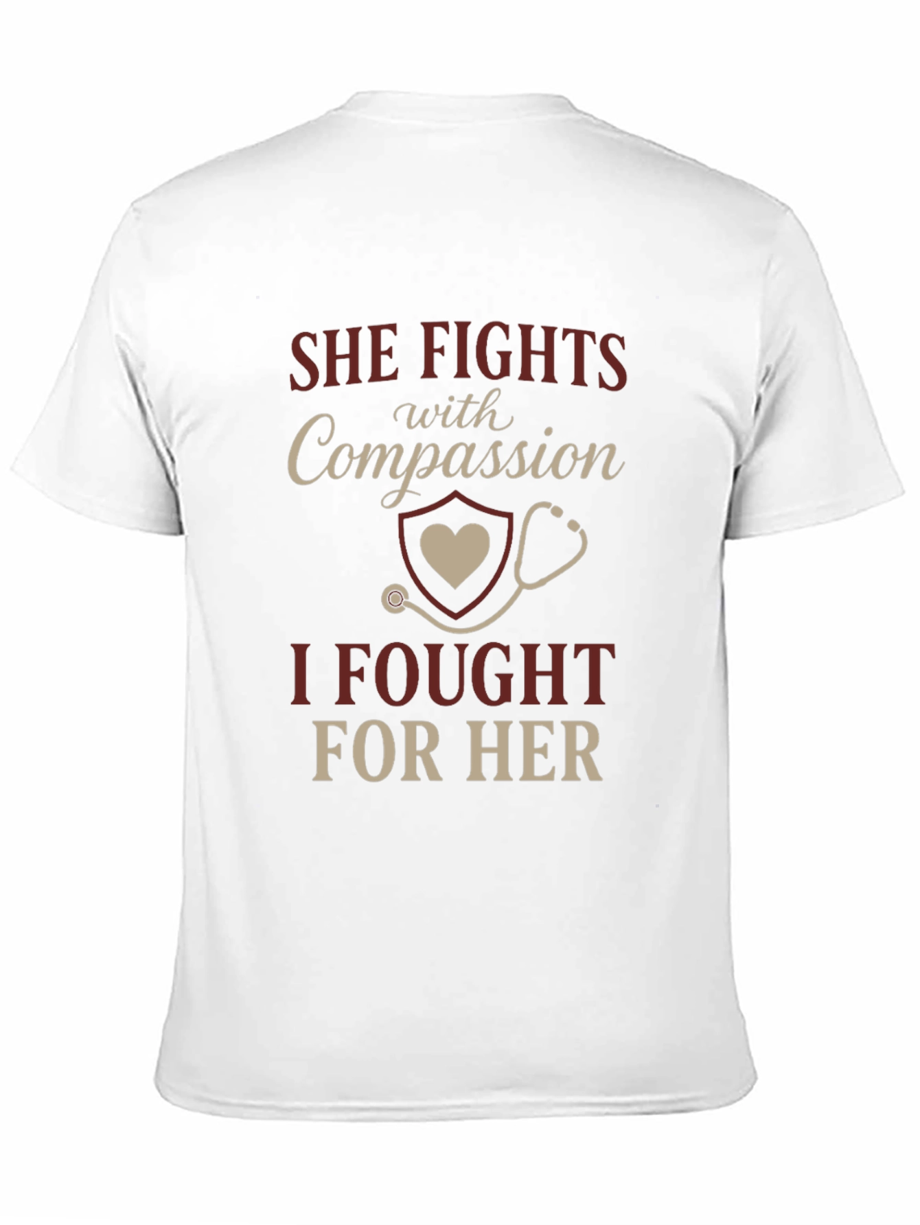 Compassionate Fighter T-Shirt - Support Our Heroes
