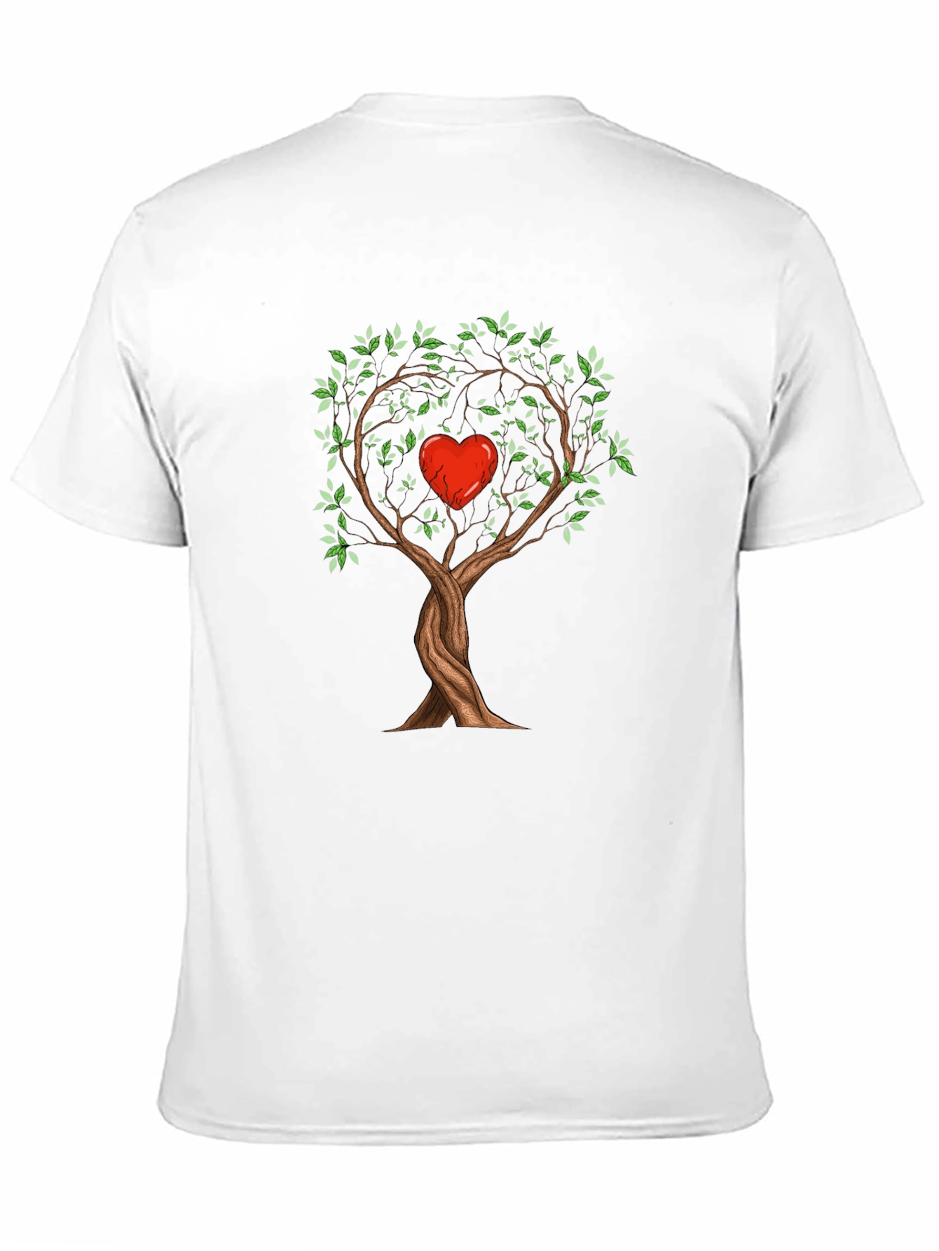 Tree of Love Graphic T-Shirt - Heart Tree Design