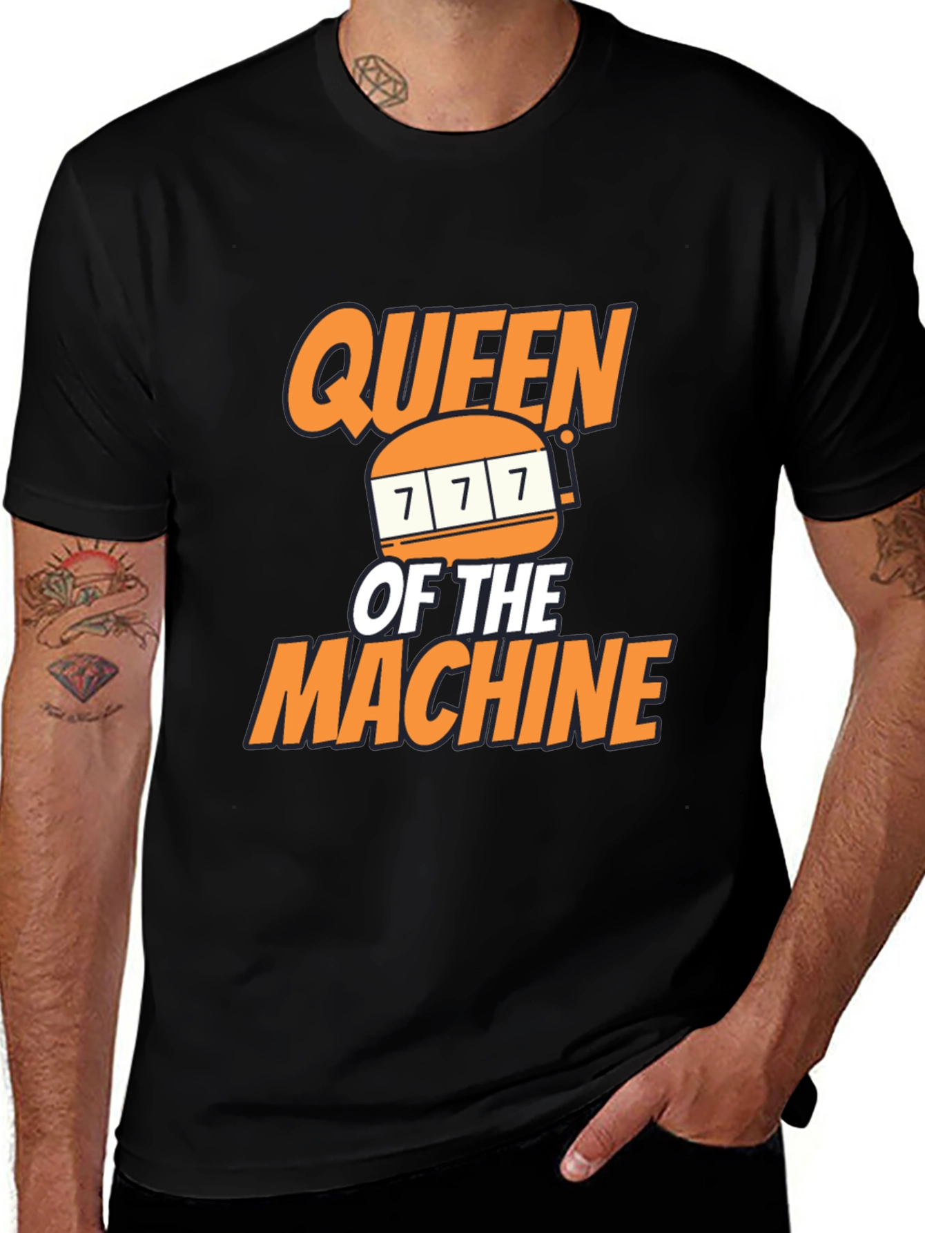 Queen of the Machine Black Graphic Tee