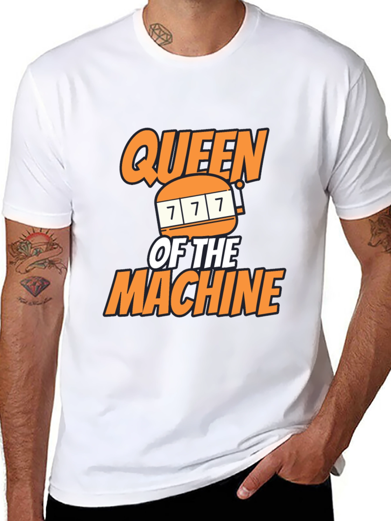 Queen of the Machine Black Graphic Tee