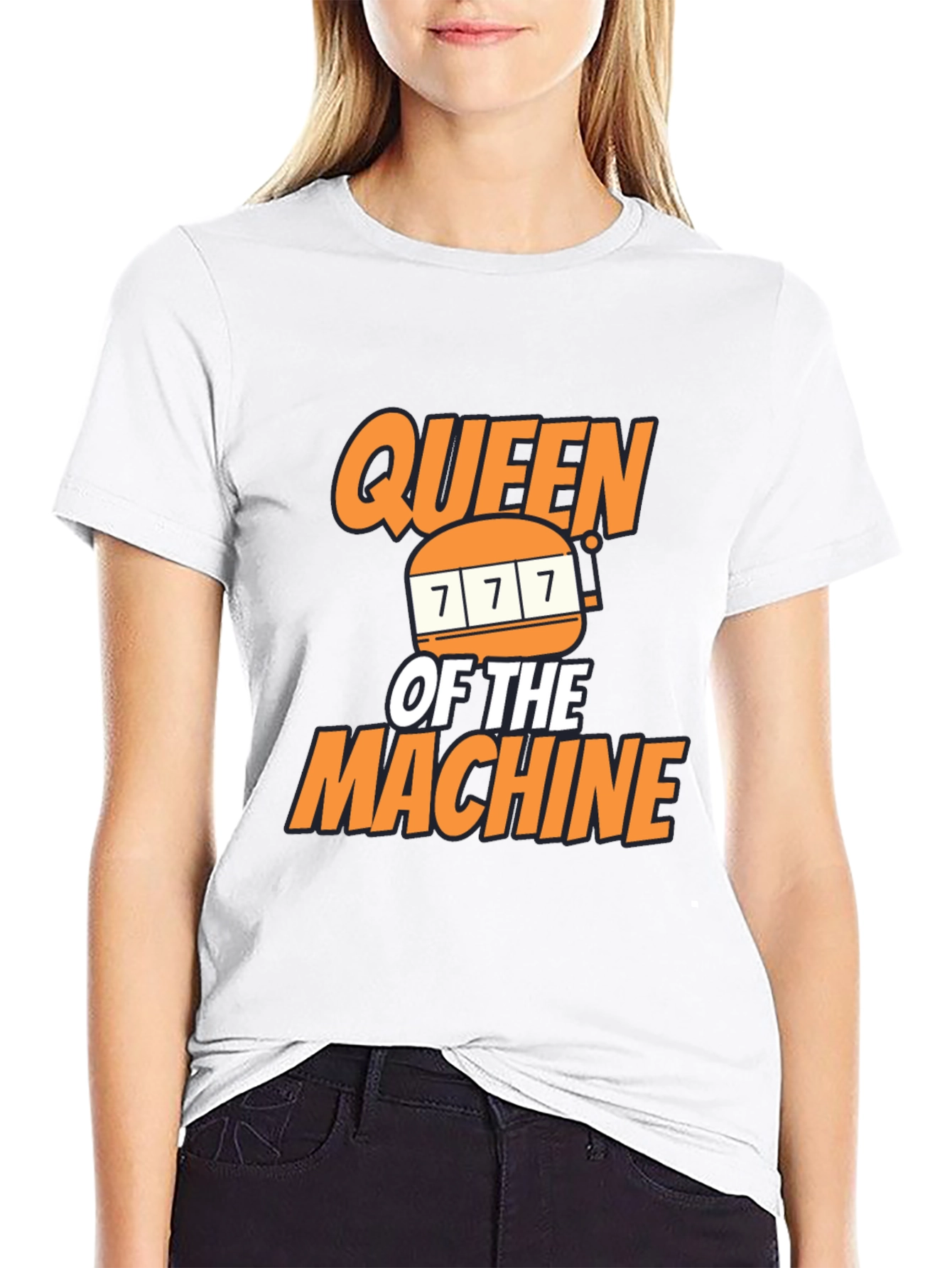 Queen of the Machine Black Graphic Tee