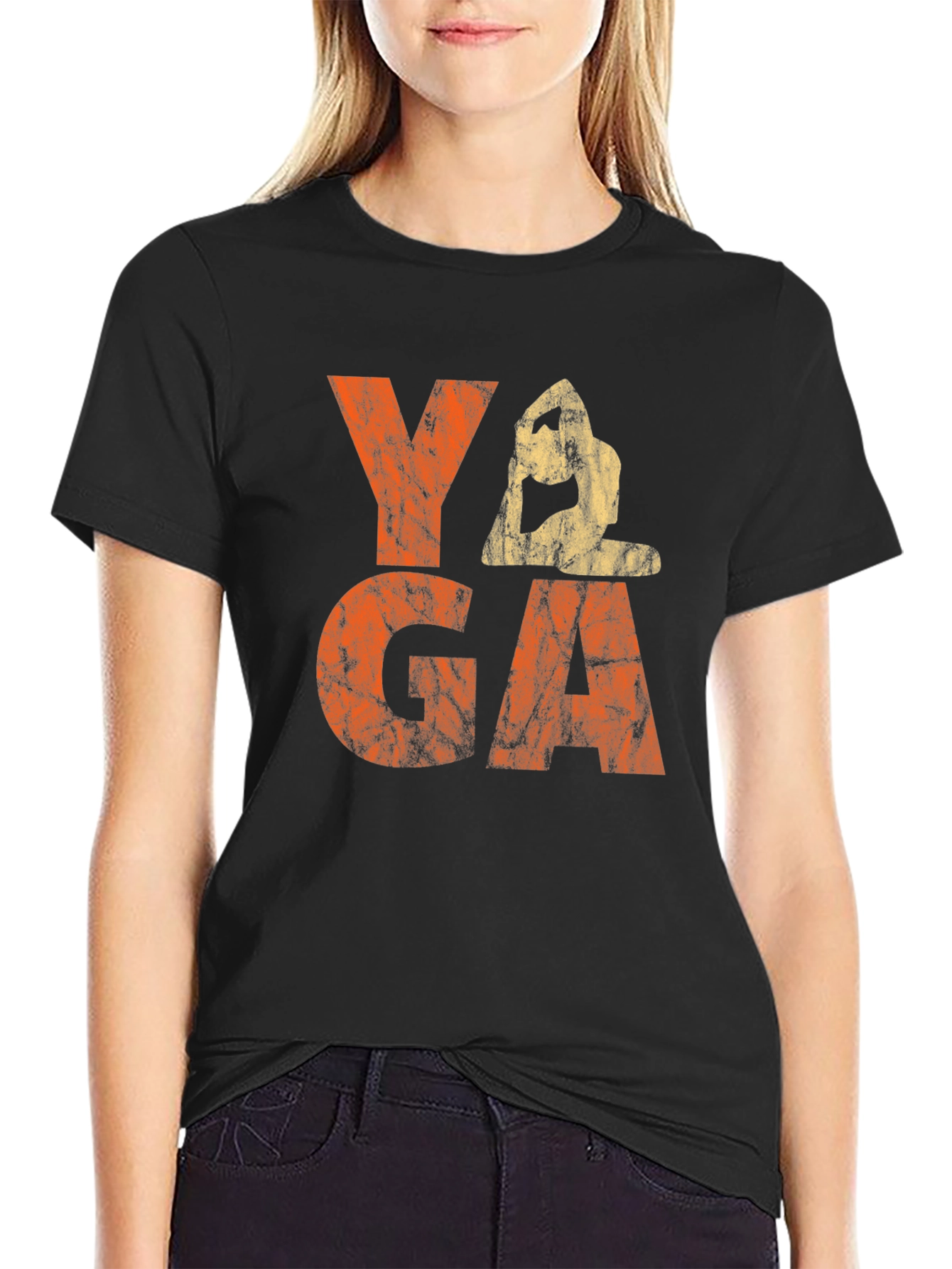 Yoga T-Shirt - Meditating Graphic Tee