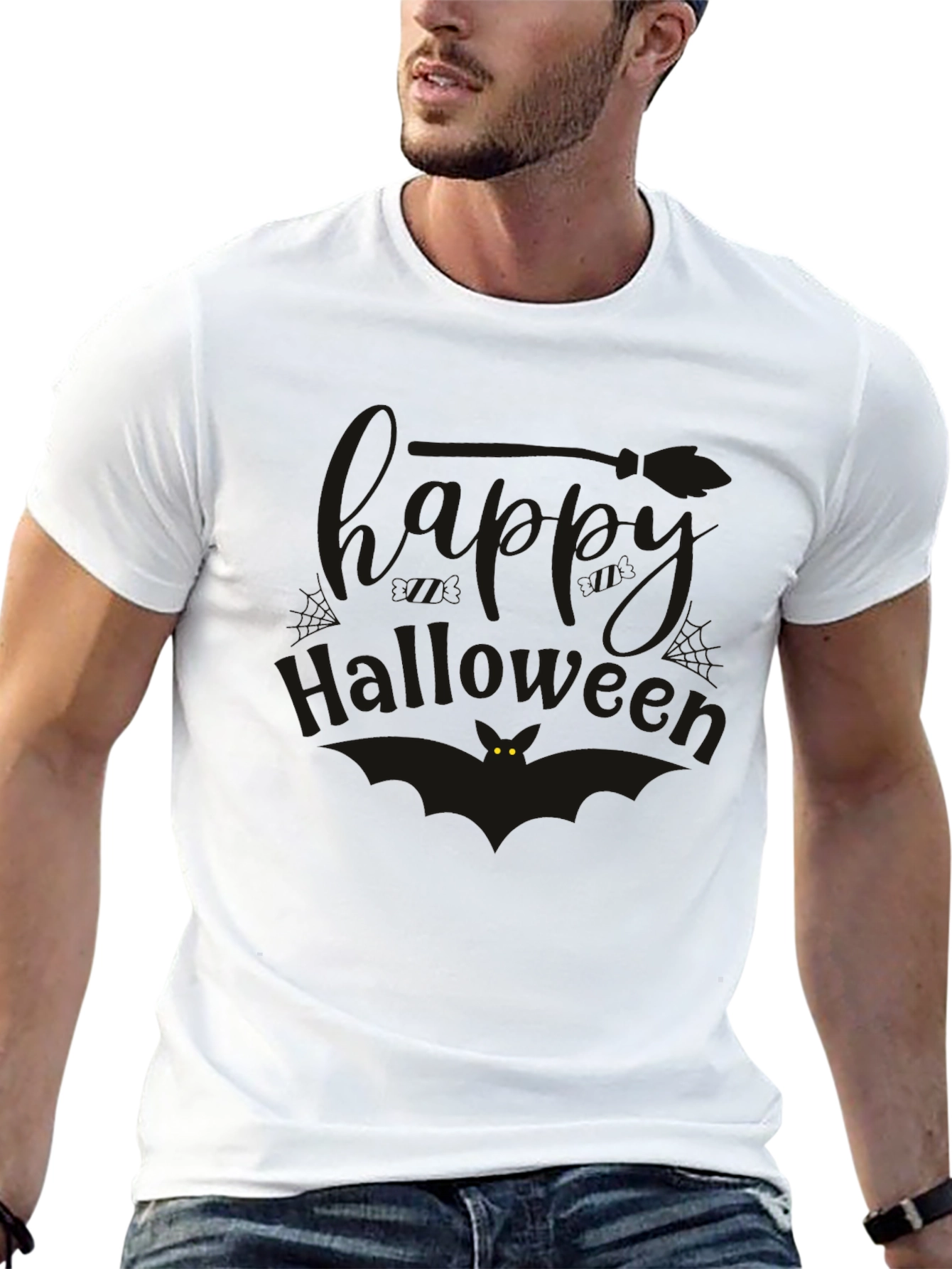 Halloween Bat T-Shirt - Spooky Season Apparel