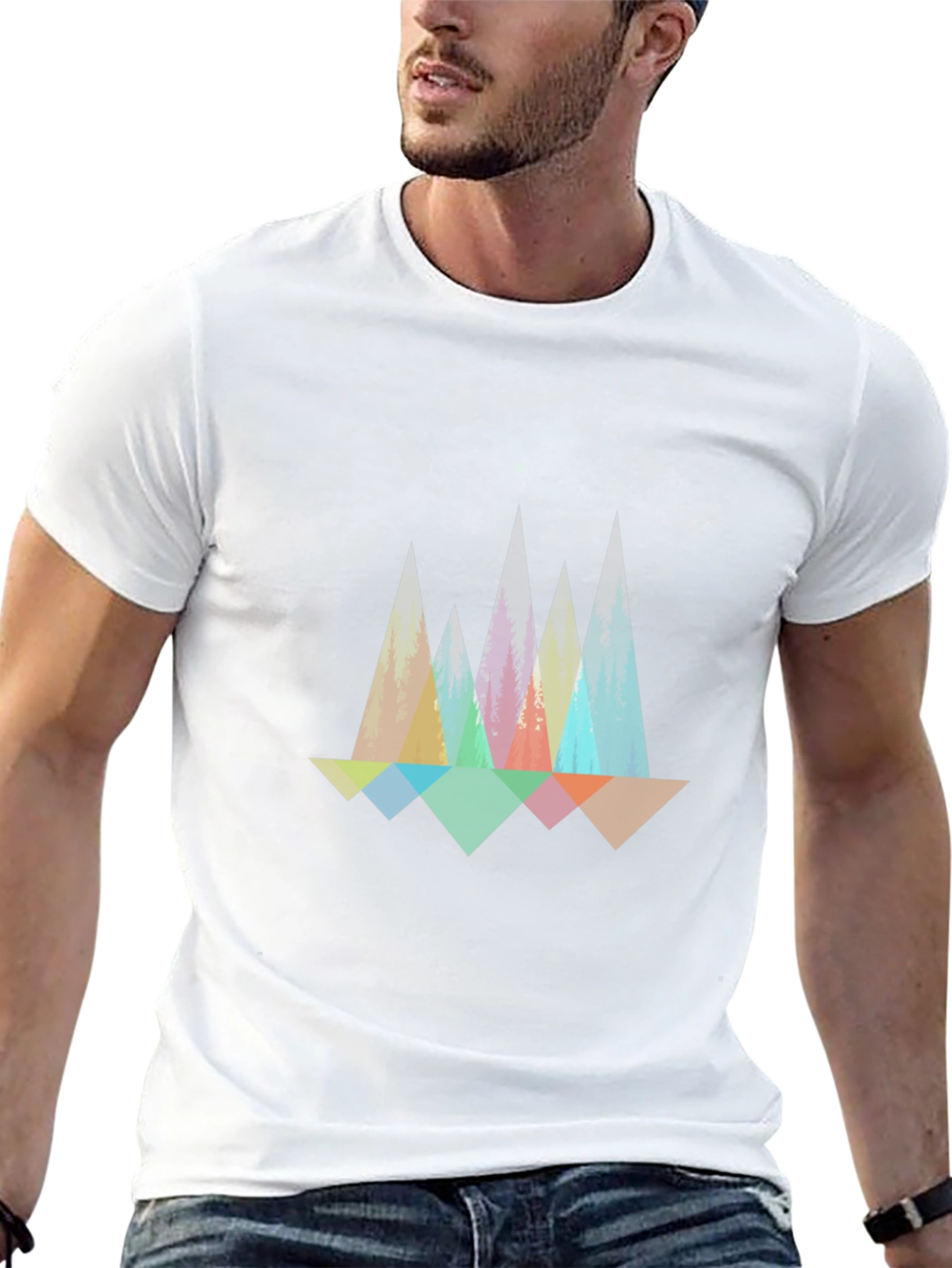 Geometric Mountain T-Shirt