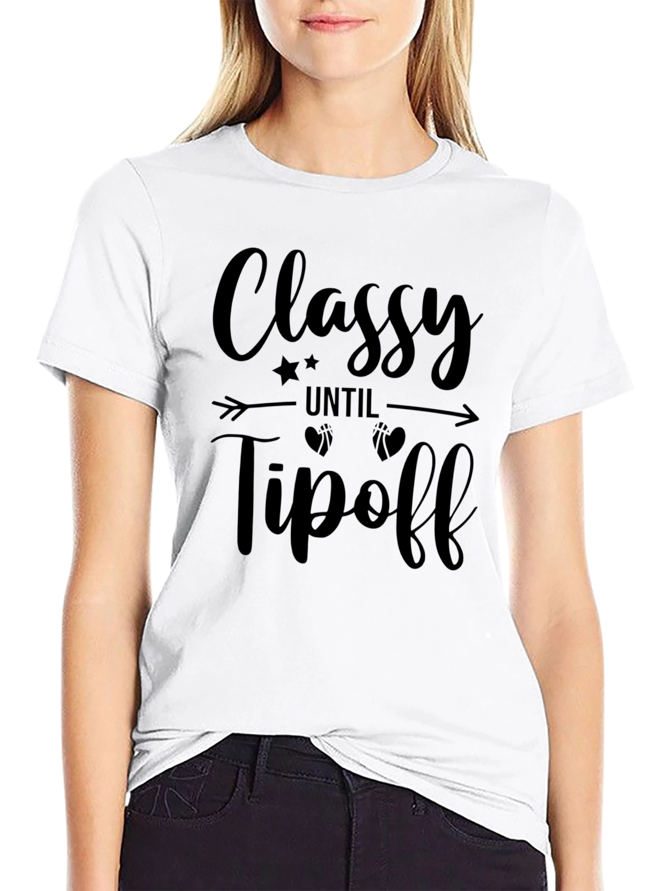 Classy Until Tipoff Graphic Tee