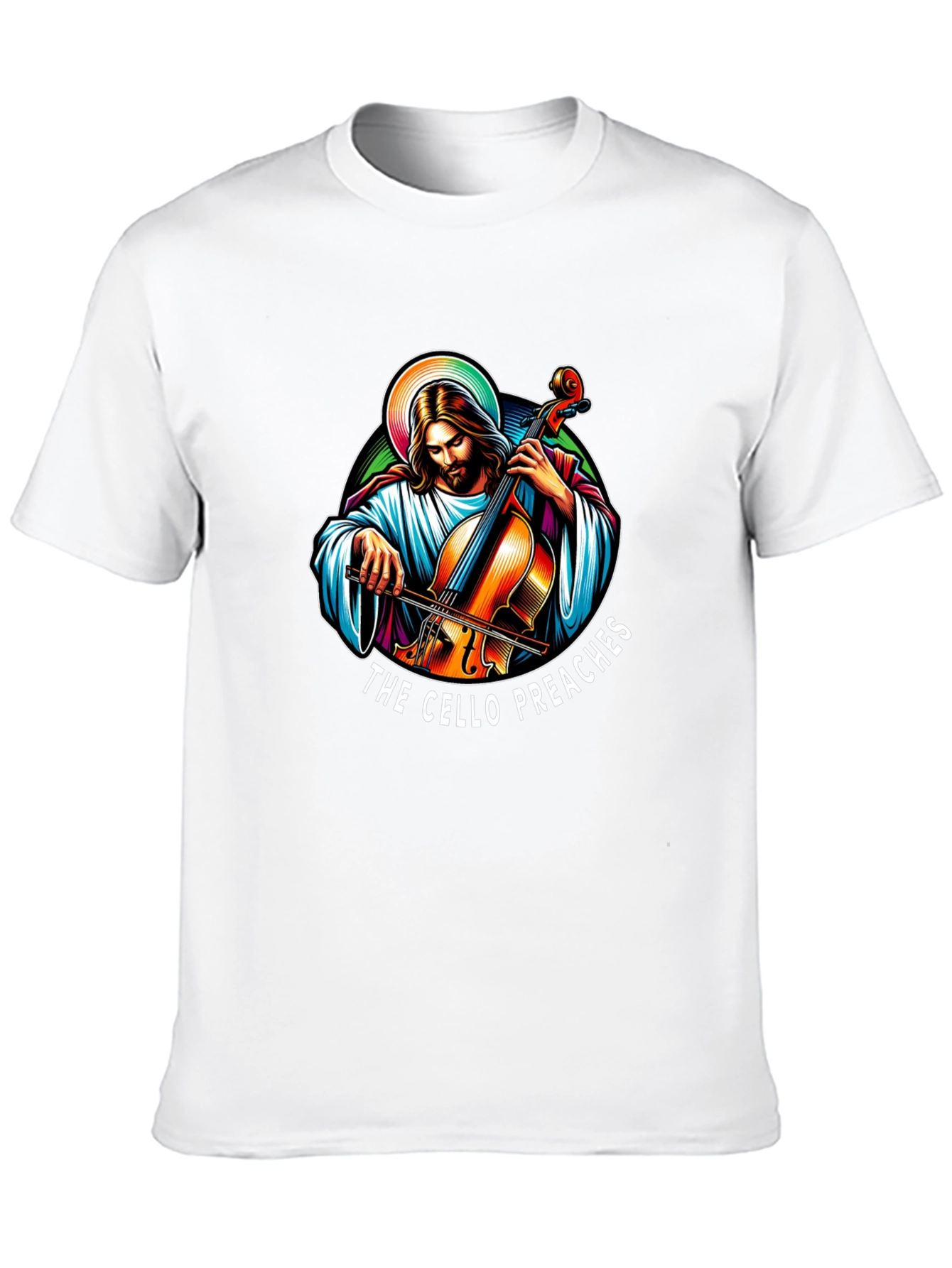 The Cello Preaches Black T-Shirt