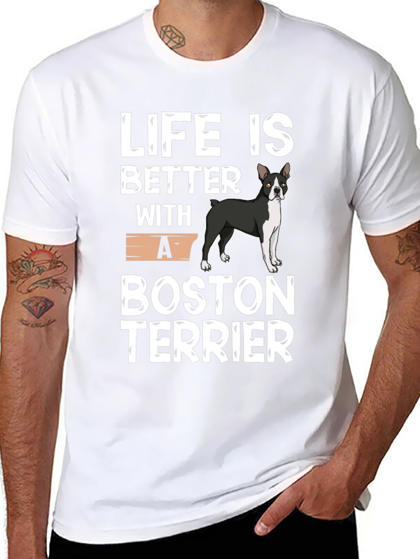 Life is Better with a Boston Terrier T-Shirt