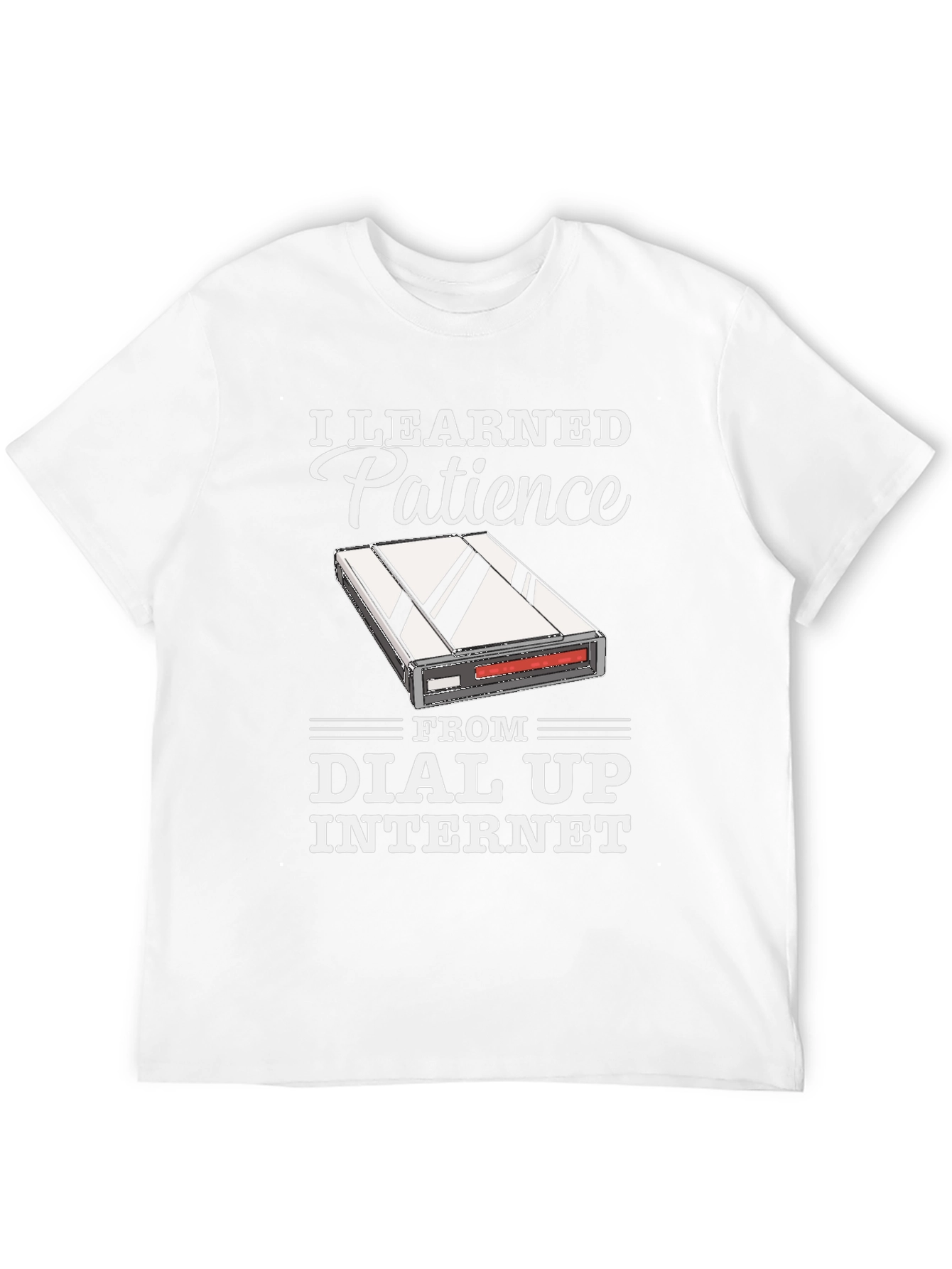 I Learned Patience From Dial Up Internet T-Shirt