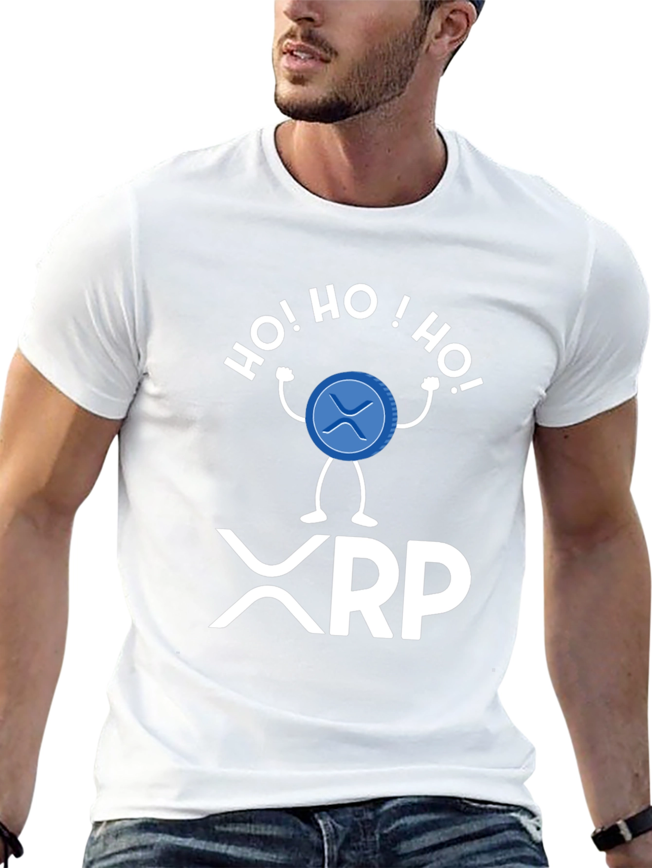 XRP Crypto Christmas T-Shirt - Ho! Ho! Ho!