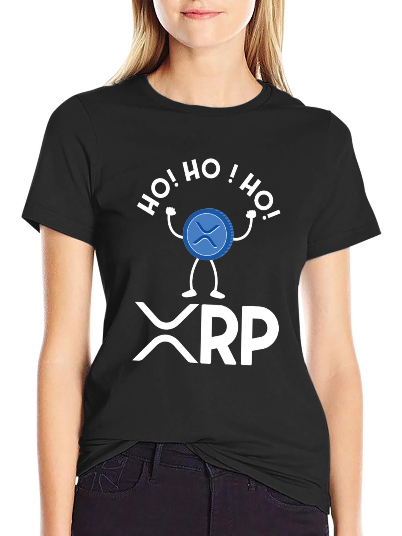 XRP Crypto Christmas T-Shirt - Ho! Ho! Ho!
