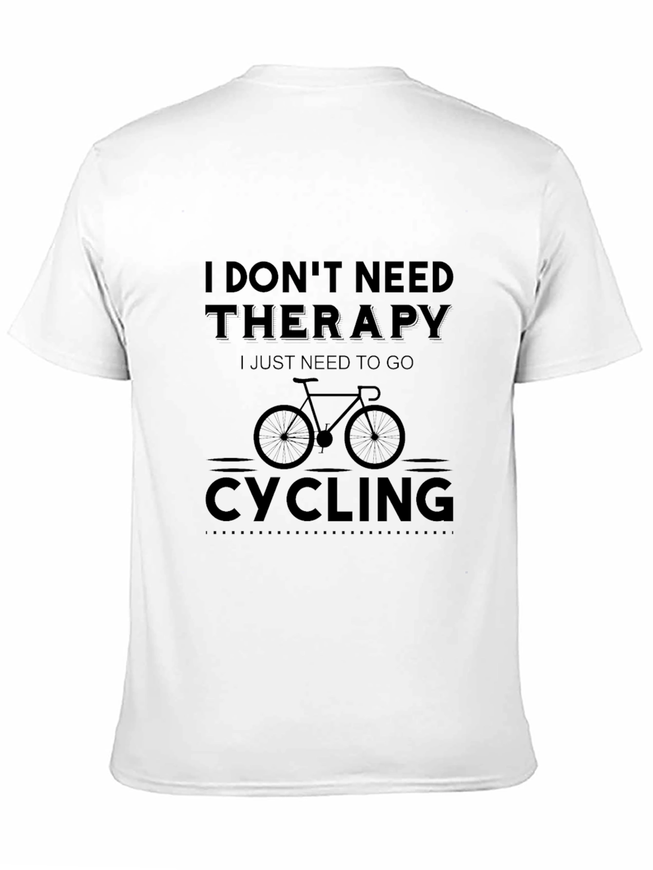 Cycling Therapy Black T-Shirt