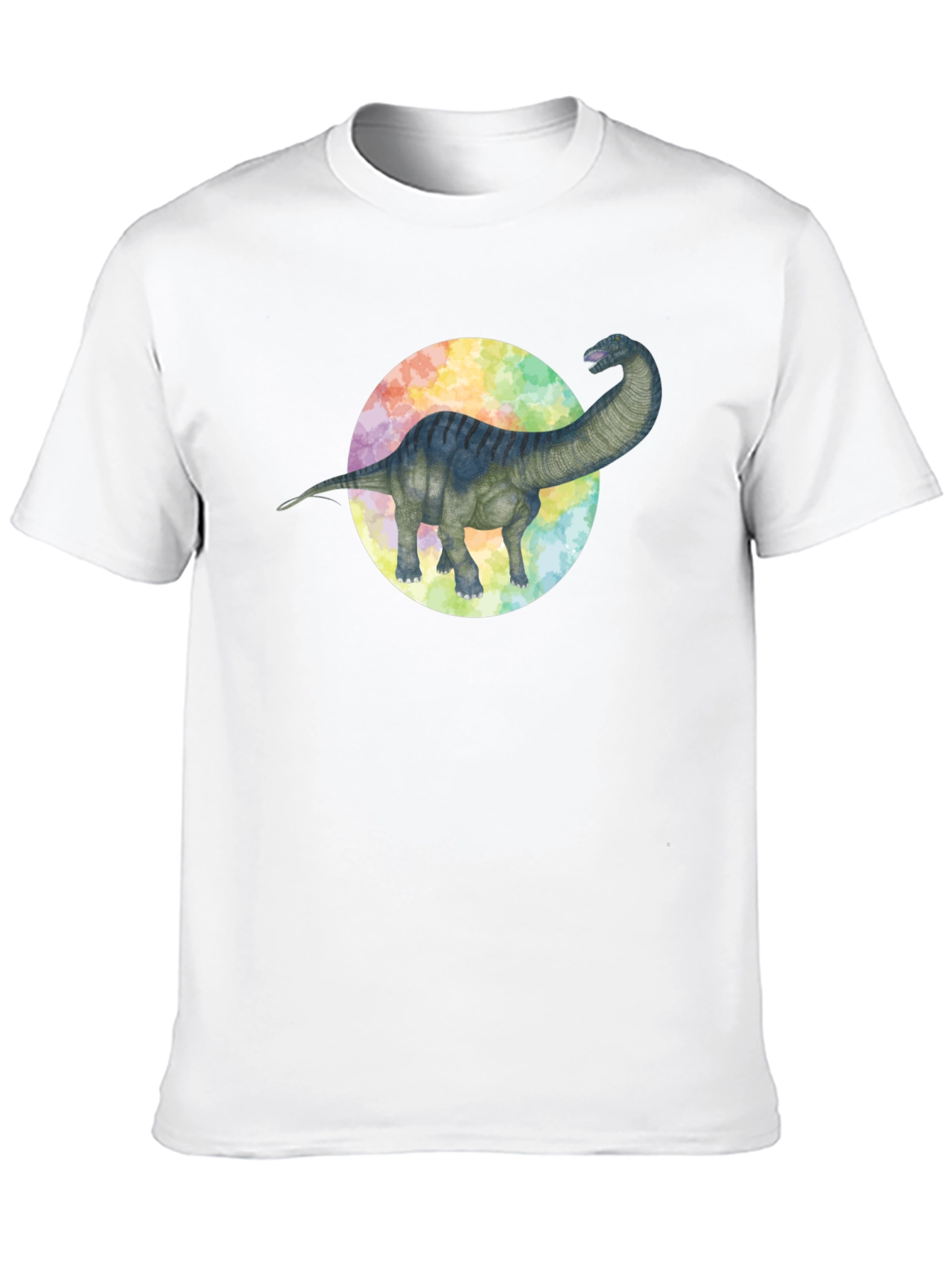 Dinosaur Graphic Tee - Brachiosaurus Black T-Shirt