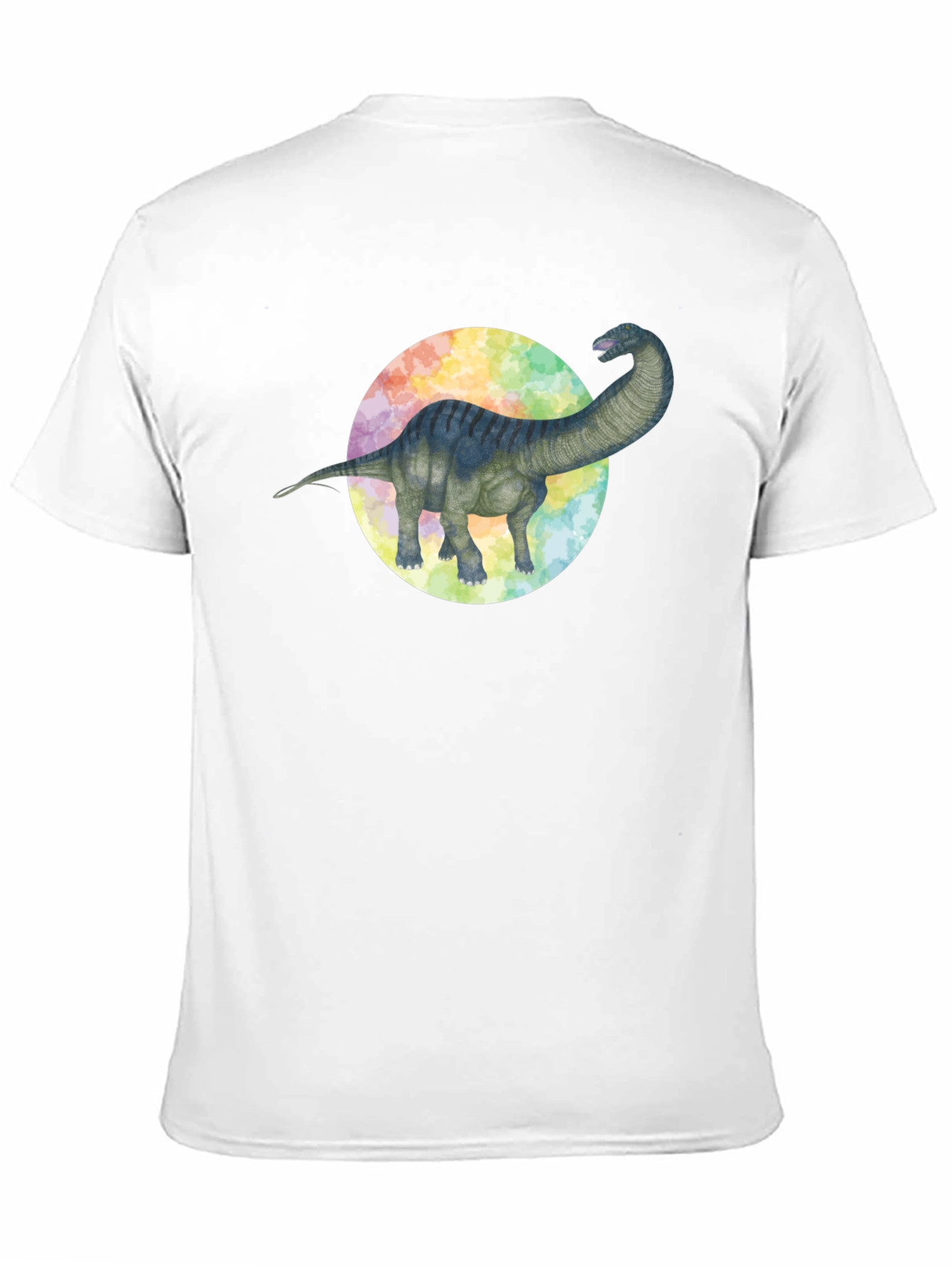 Dinosaur Graphic Tee - Brachiosaurus Black T-Shirt