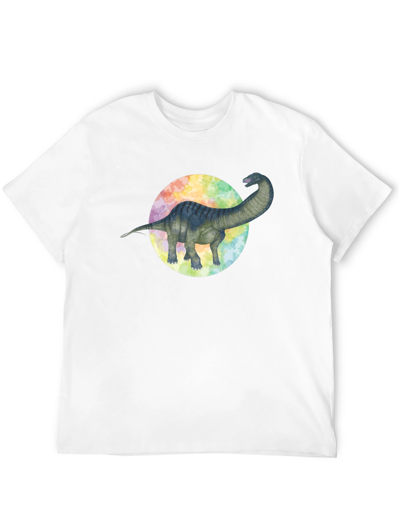 Dinosaur Graphic Tee - Brachiosaurus Black T-Shirt