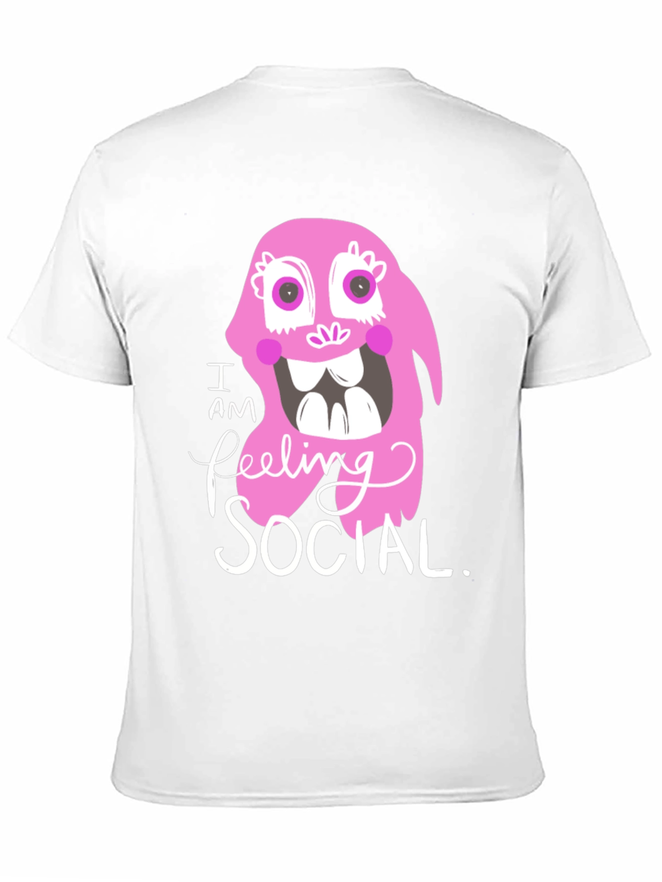 I am Feeling Social T-Shirt - Funny Graphic Tee