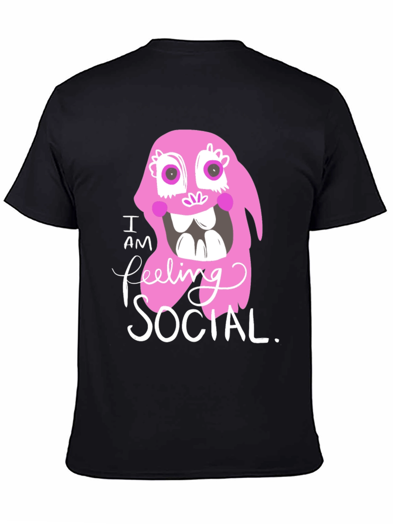 I am Feeling Social T-Shirt - Funny Graphic Tee