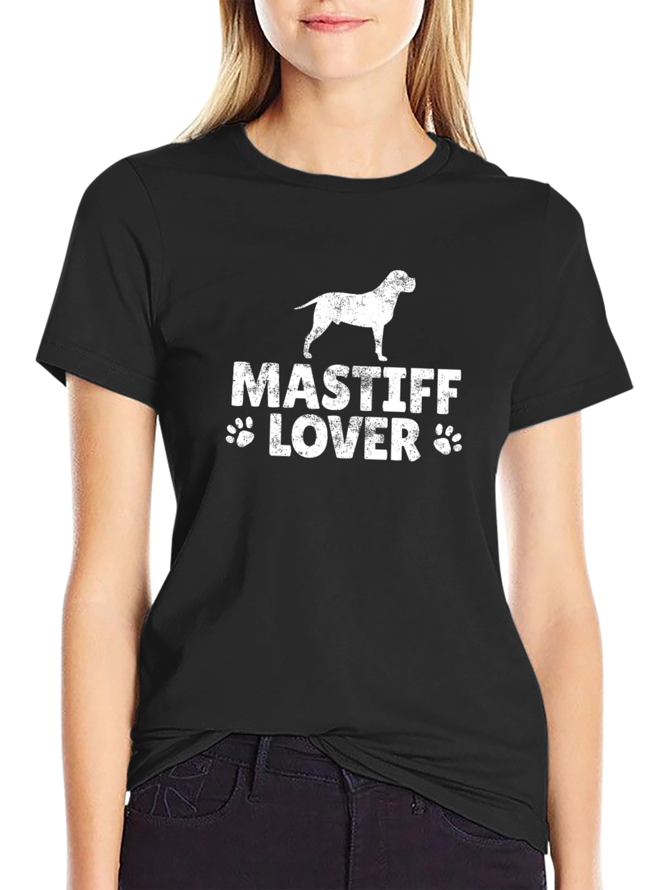 Mastiff Lover Black T-Shirt Dog Breed Tee