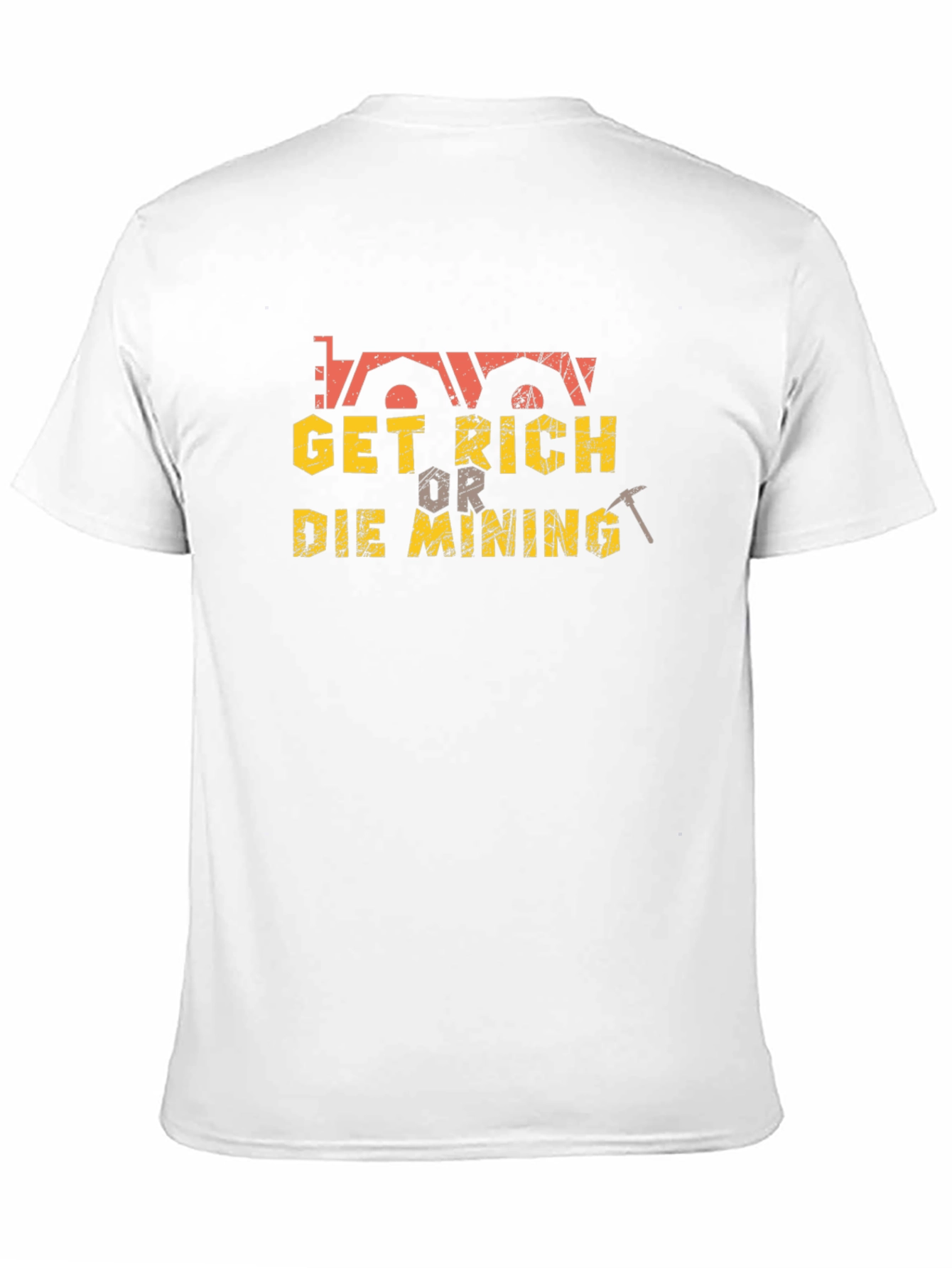 Get Rich or Die Mining T-Shirt - Black