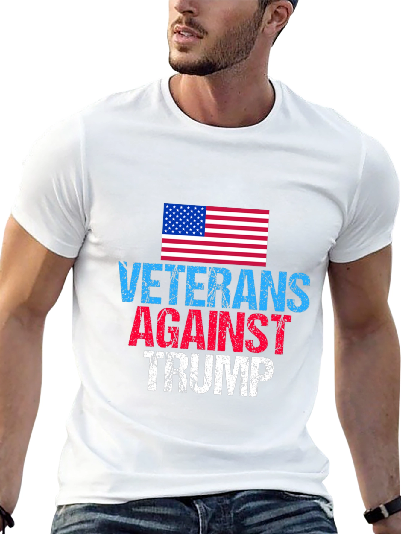 Veterans Against Trump Graphic T-Shirt