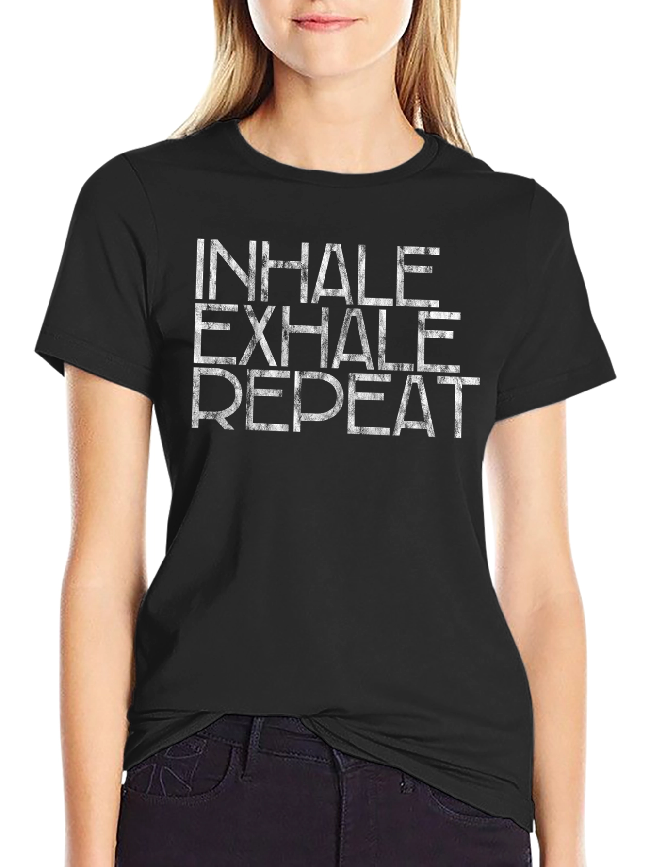 Inhale Exhale Repeat Graphic T-Shirt