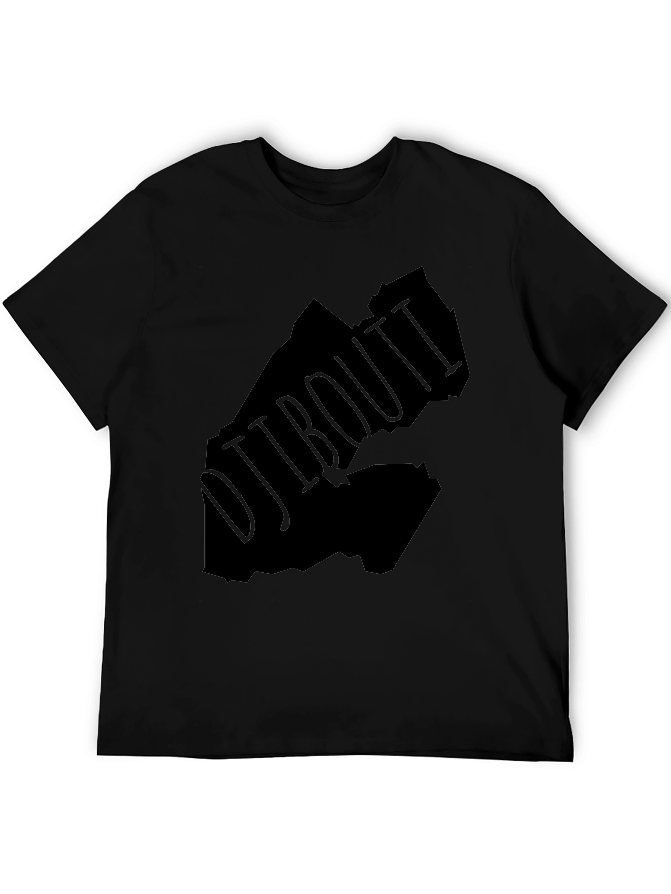 Djibouti Map T-Shirt - Black Graphic Tee