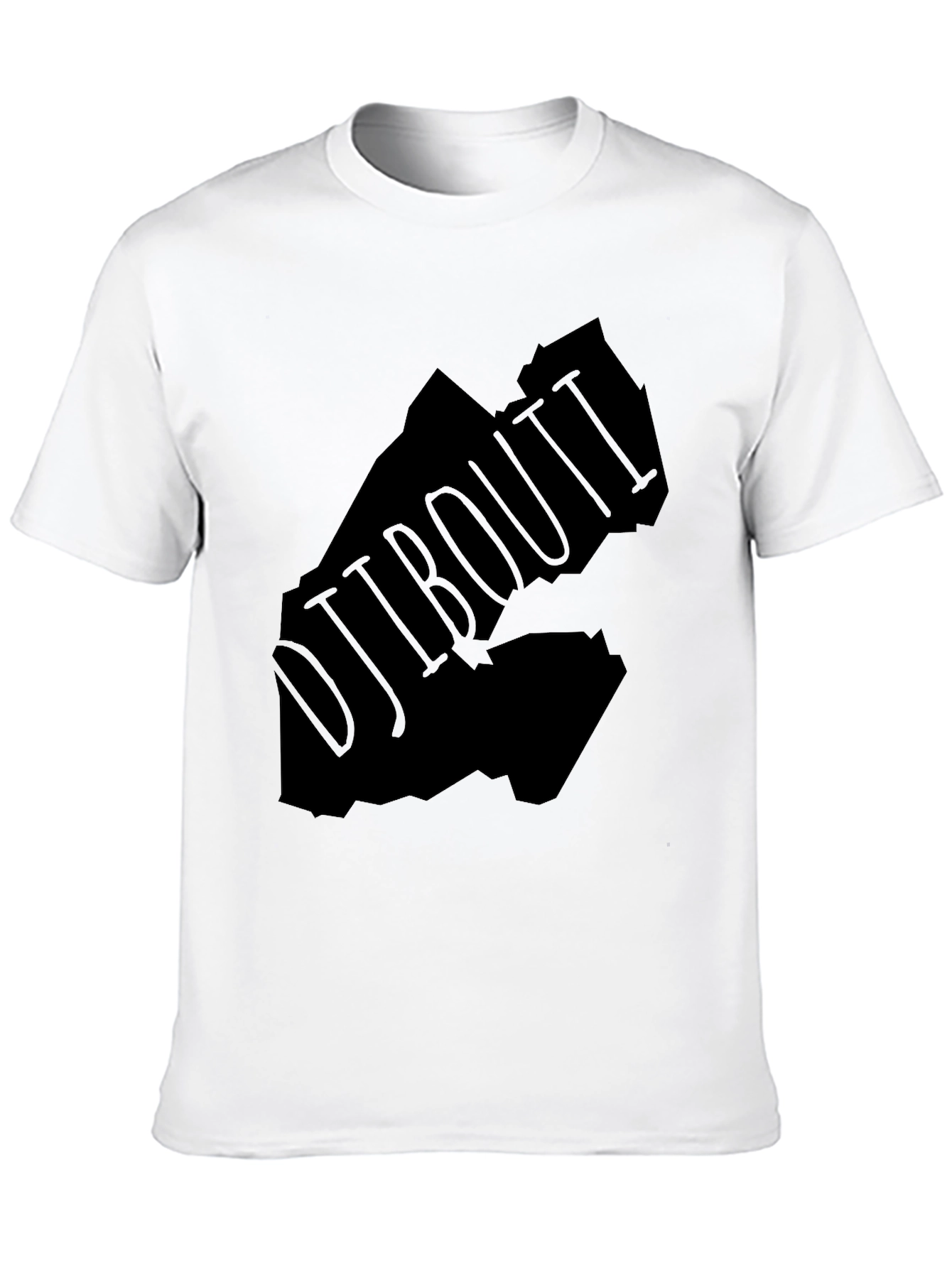 Djibouti Map T-Shirt - Black Graphic Tee