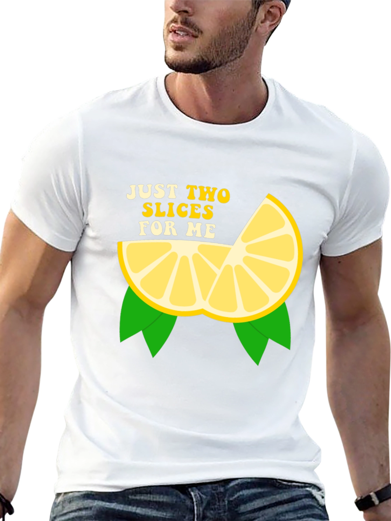 Just Two Slices T-Shirt - Lemon Graphic Tee