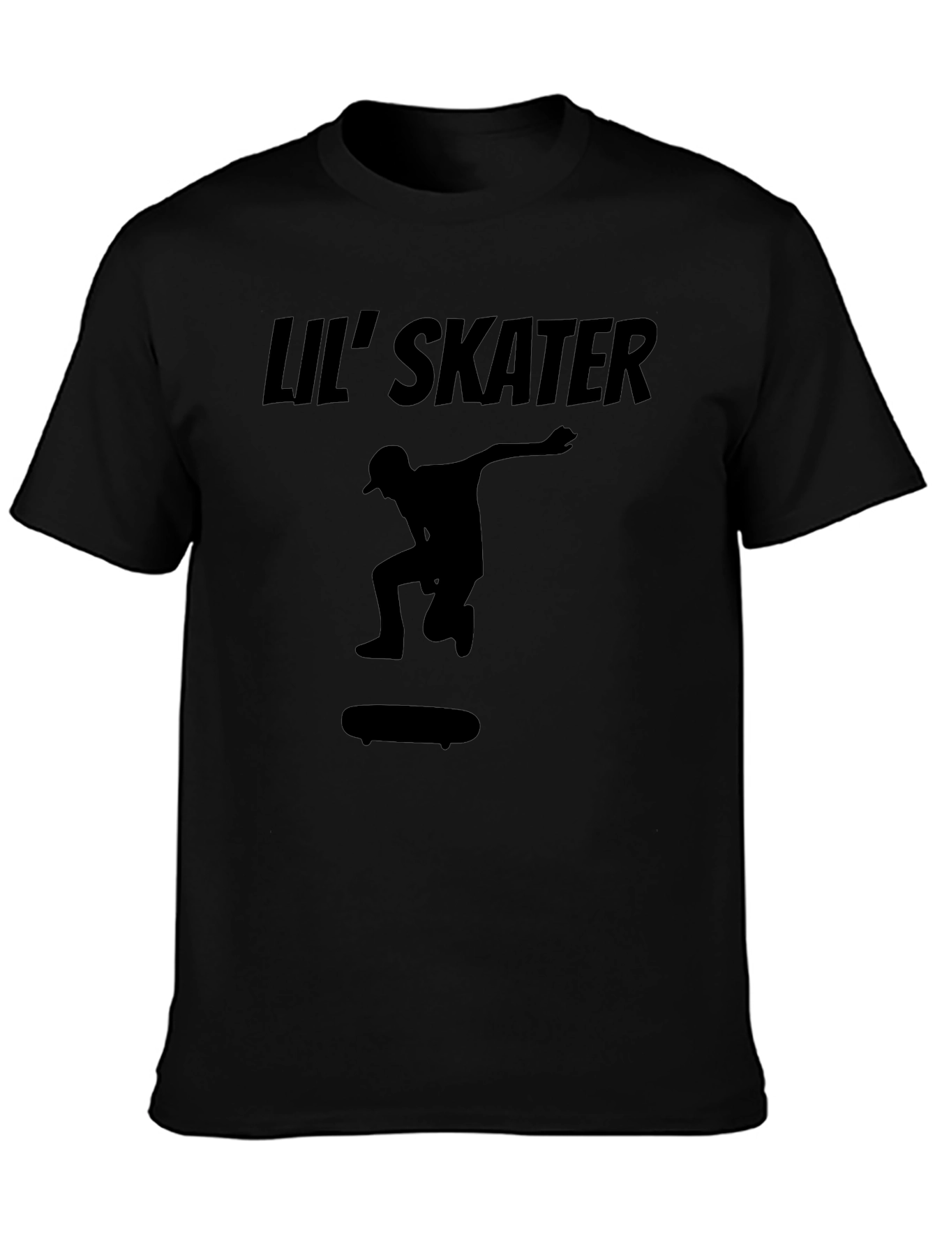 Lil Skater Black Graphic Tee
