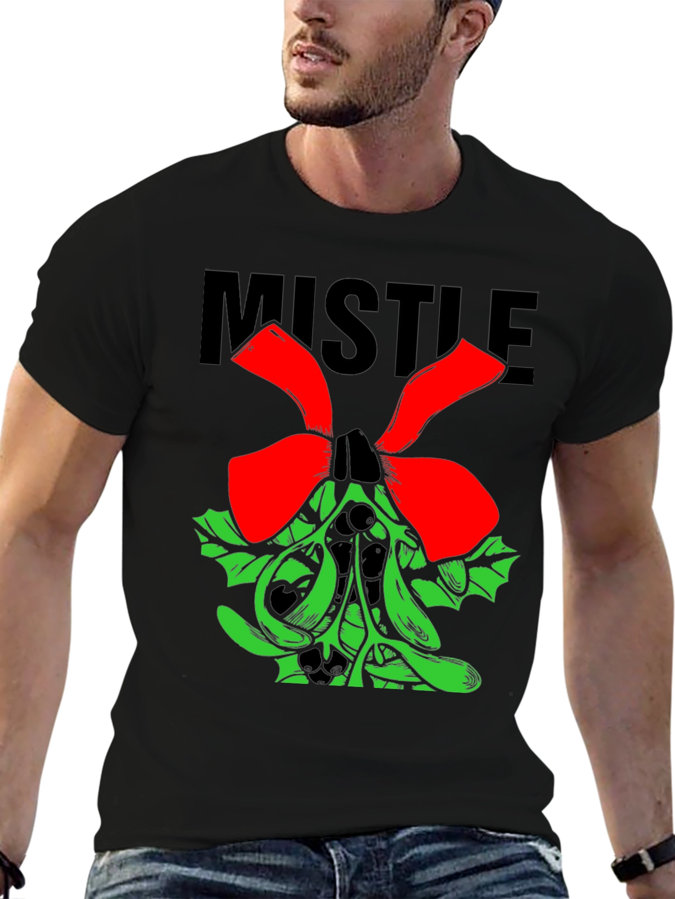 Mistletoe Holiday T-Shirt - Festive Christmas Tee