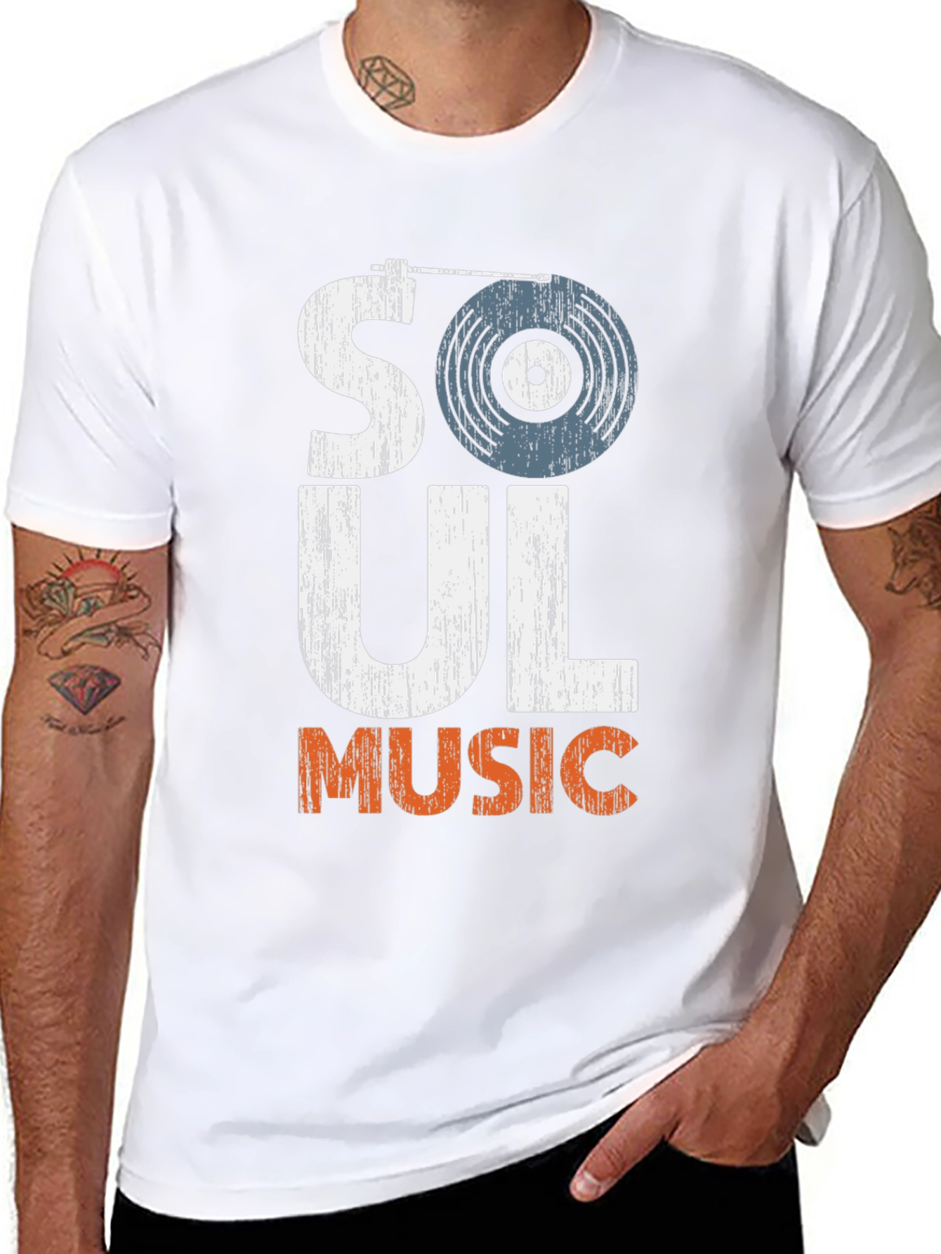 Soul Music Graphic Tee - Black T-Shirt