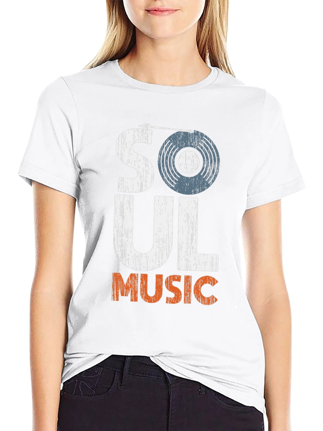 Soul Music Graphic Tee - Black T-Shirt
