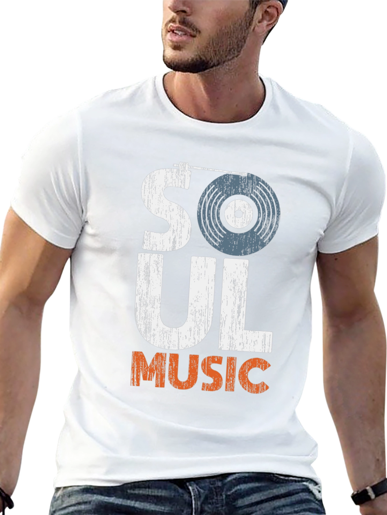 Soul Music Graphic Tee - Black T-Shirt