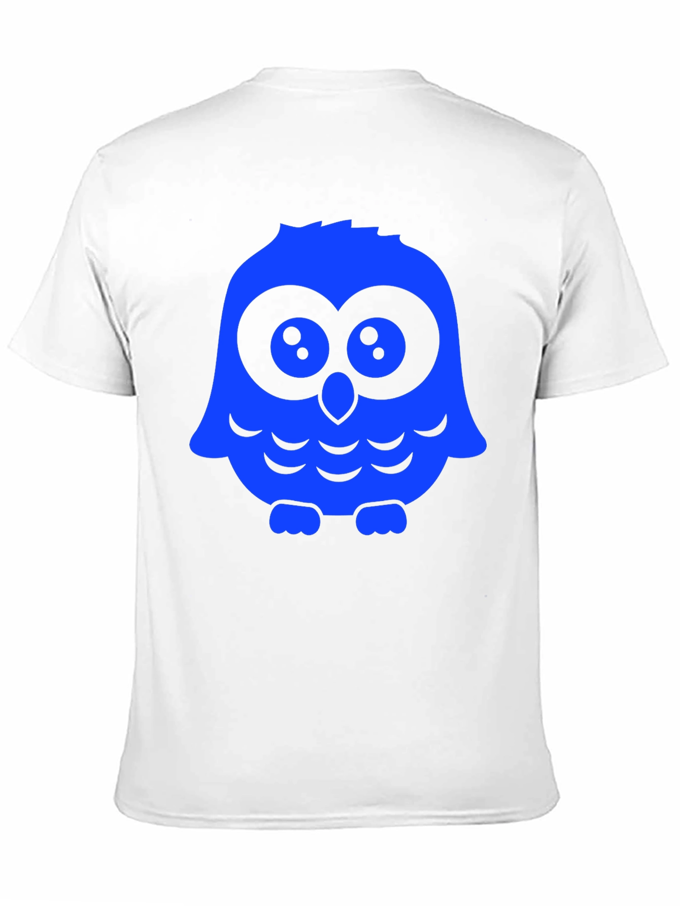 Owl Graphic Print T-Shirt - Black Casual Tee
