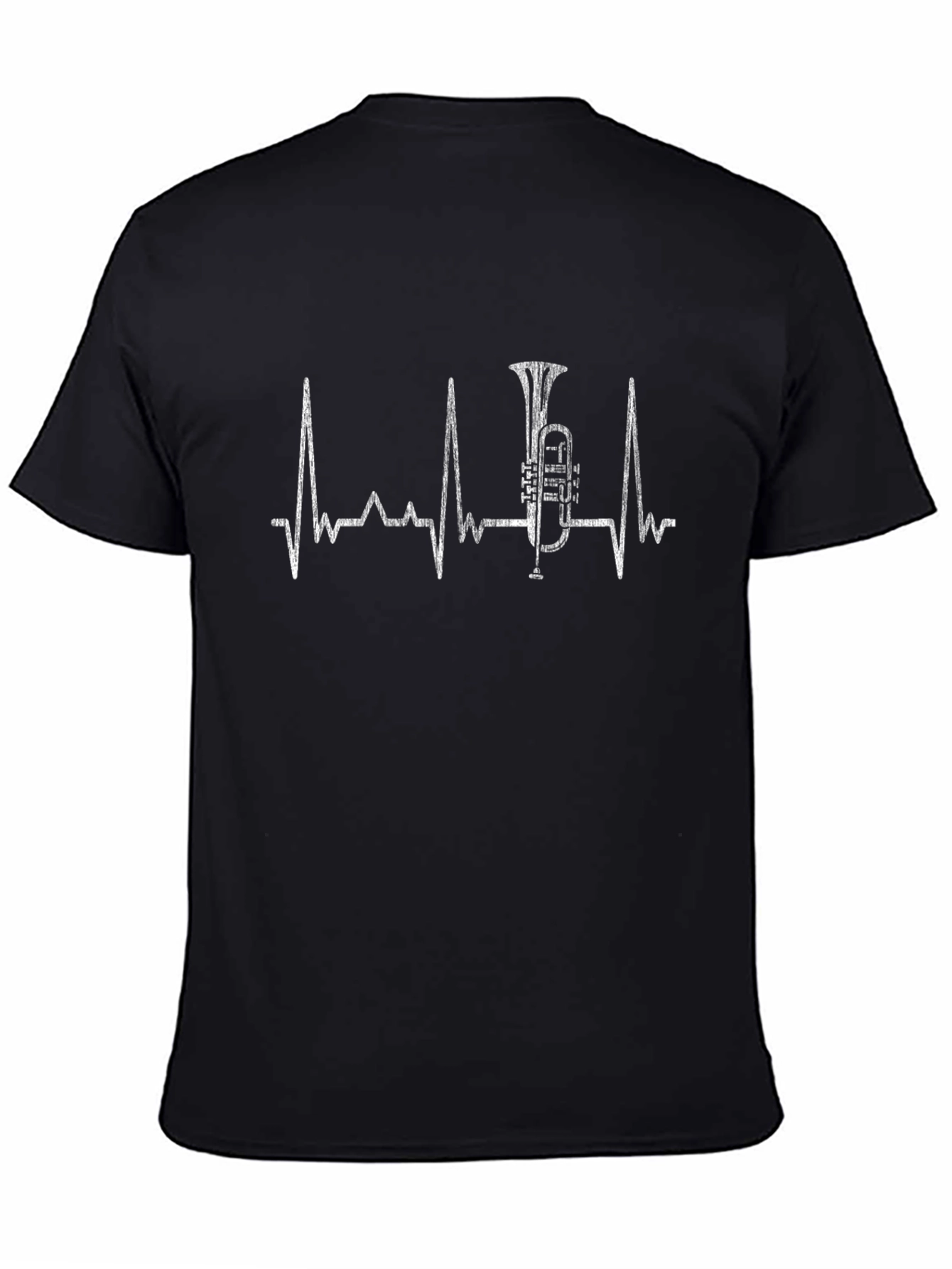 Tuba Heartbeat T-Shirt - Musicians Pulse