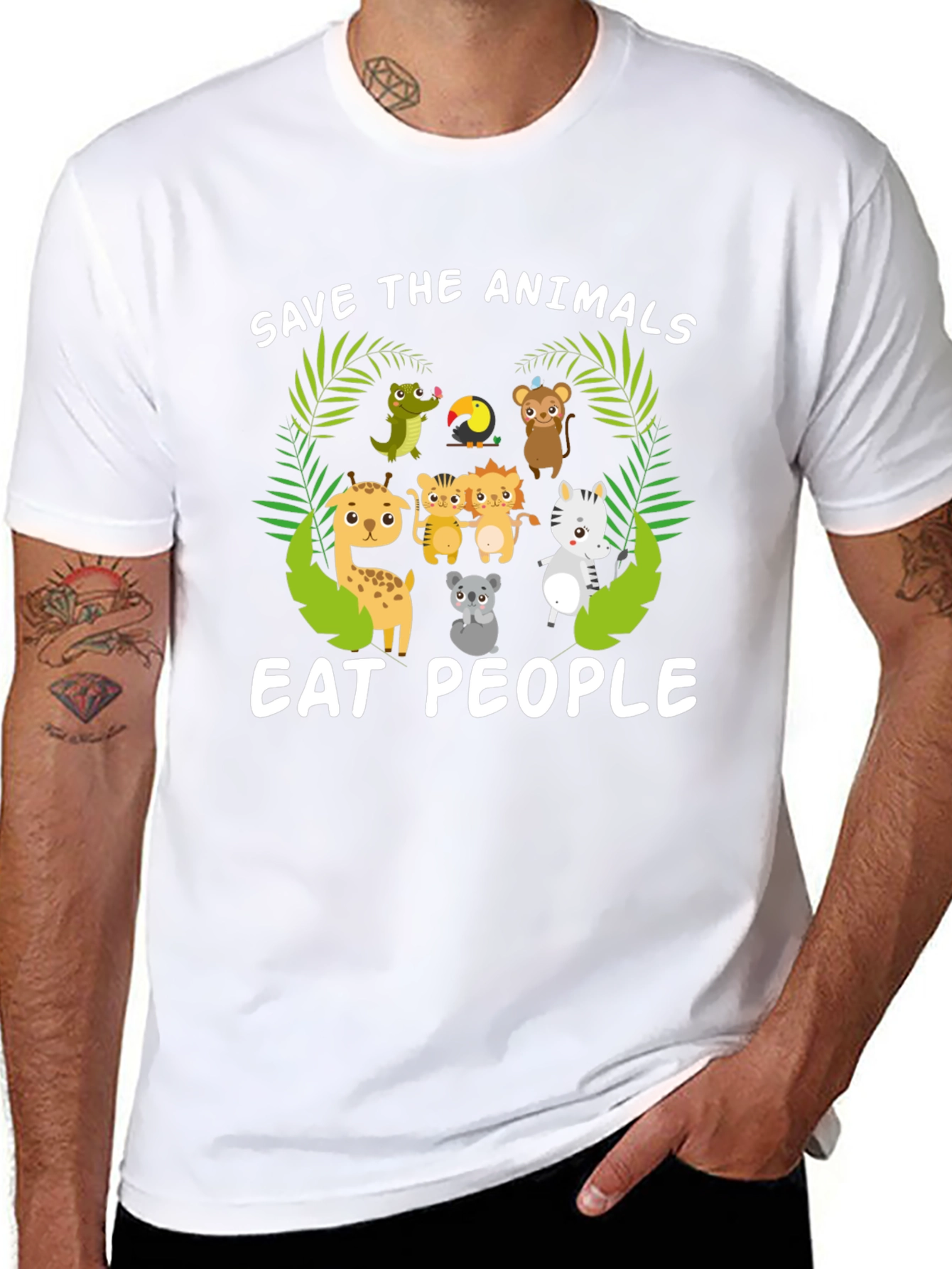 Save the Animals Eat People T-Shirt