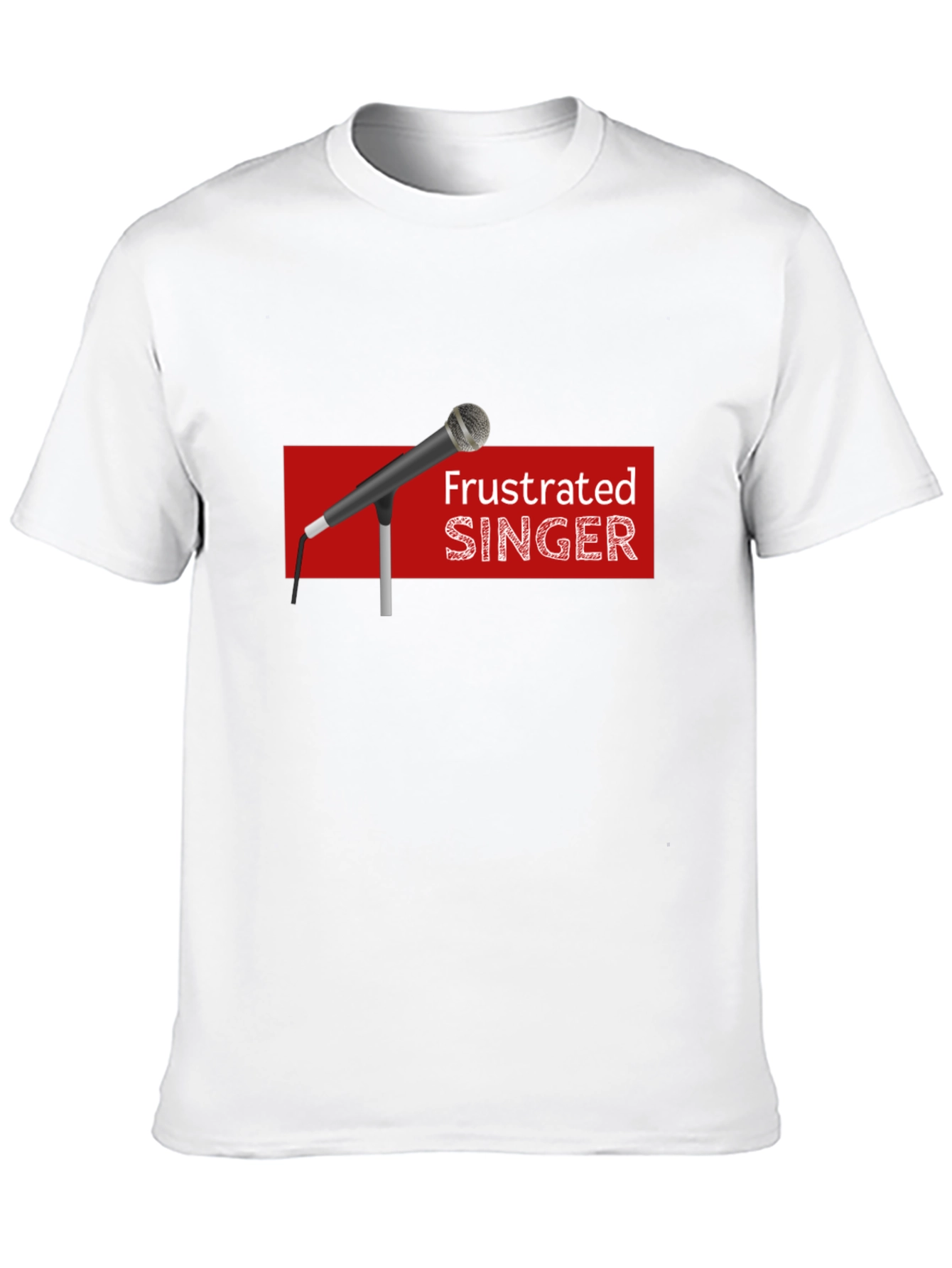 Frustrated Singer Black Graphic Tee