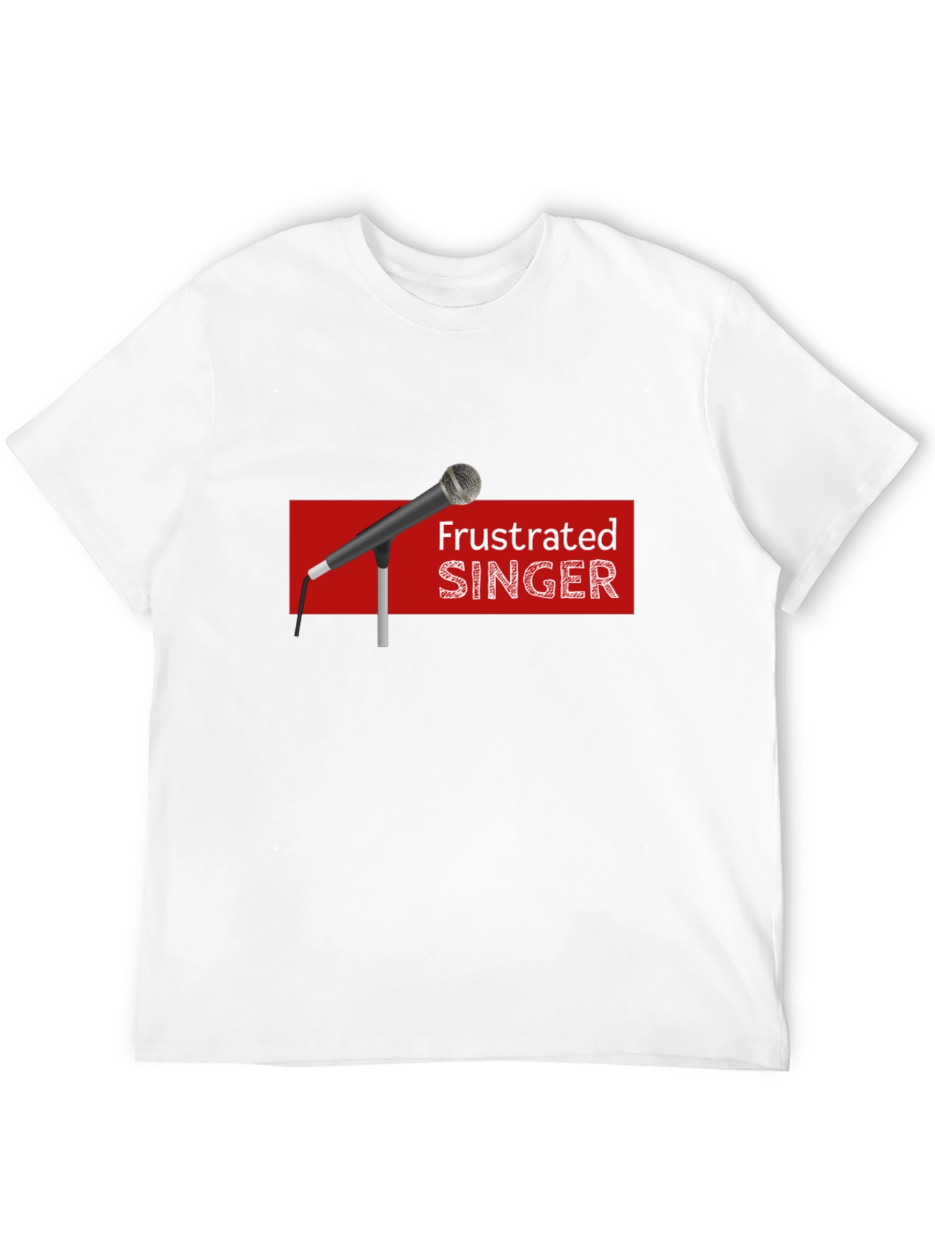 Frustrated Singer Black Graphic Tee