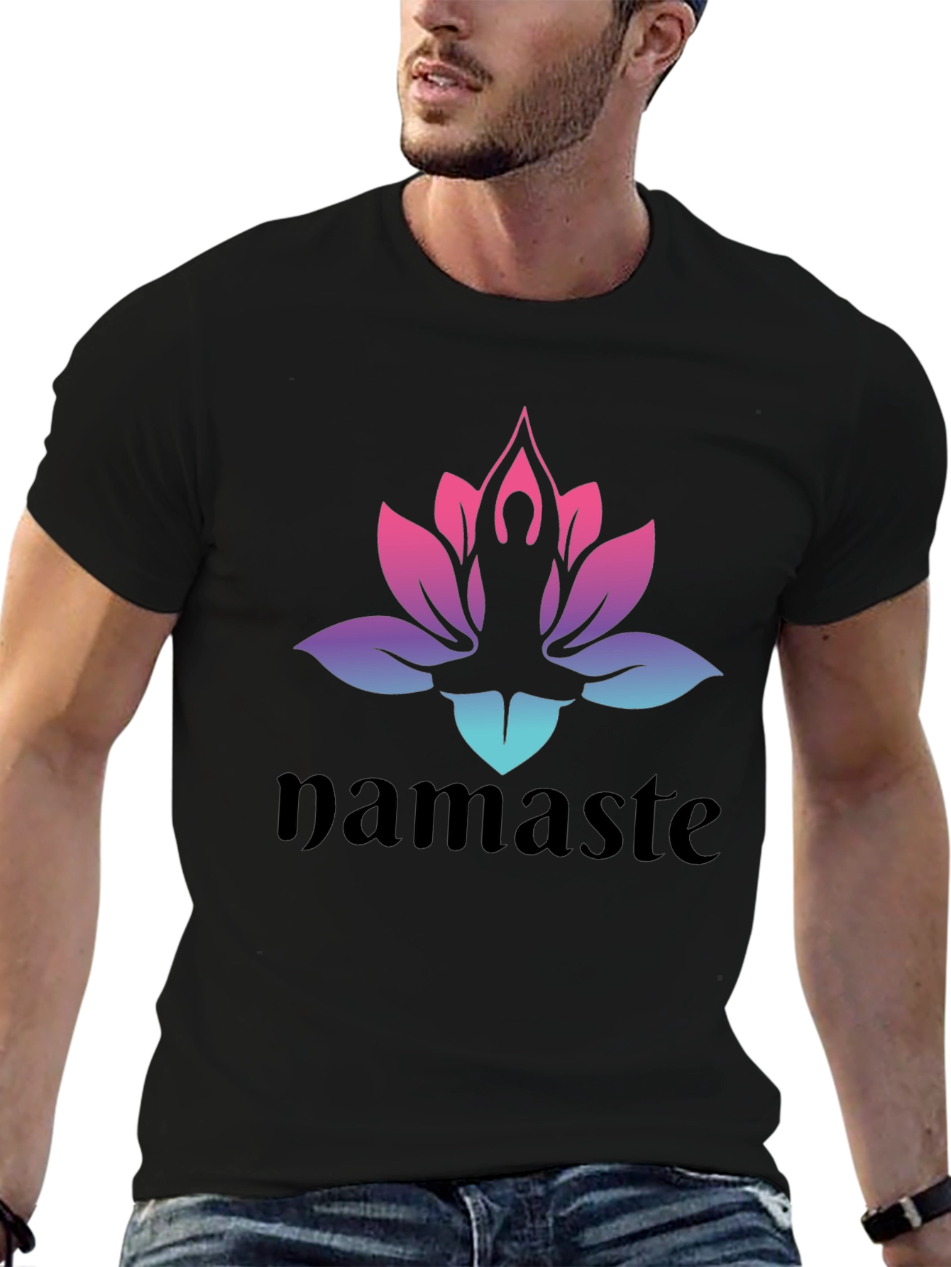 Namaste Lotus Yoga T-Shirt