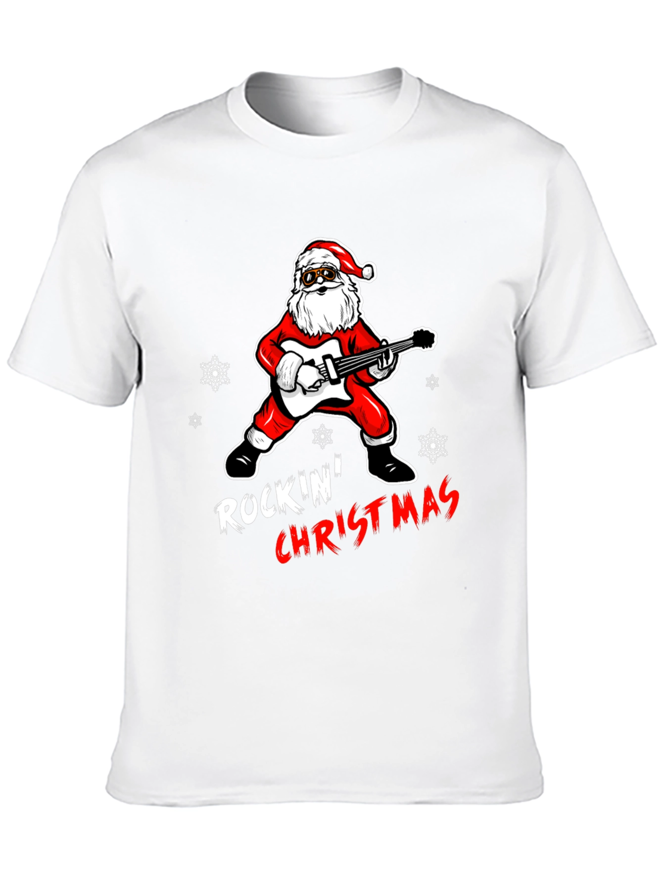 Rockin Christmas Santa T-Shirt