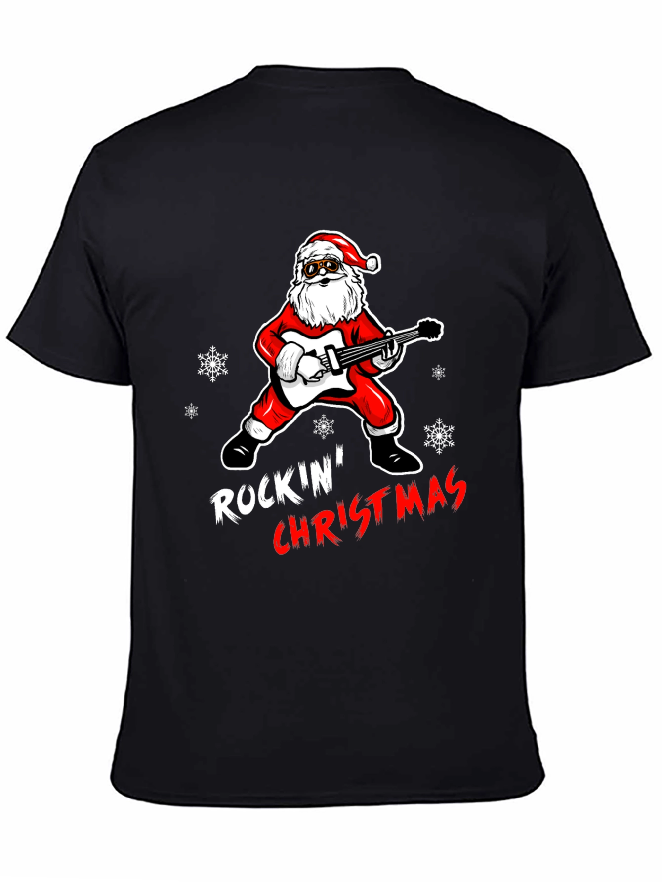 Rockin Christmas Santa T-Shirt