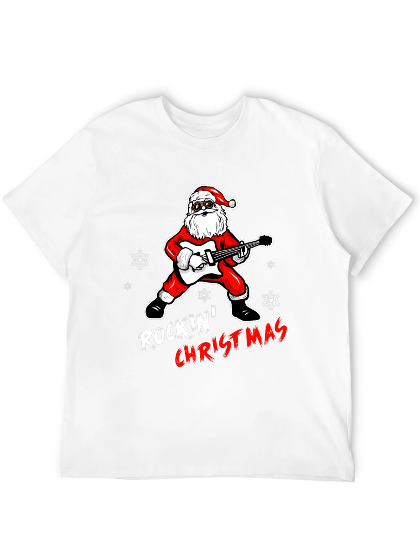 Rockin Christmas Santa T-Shirt