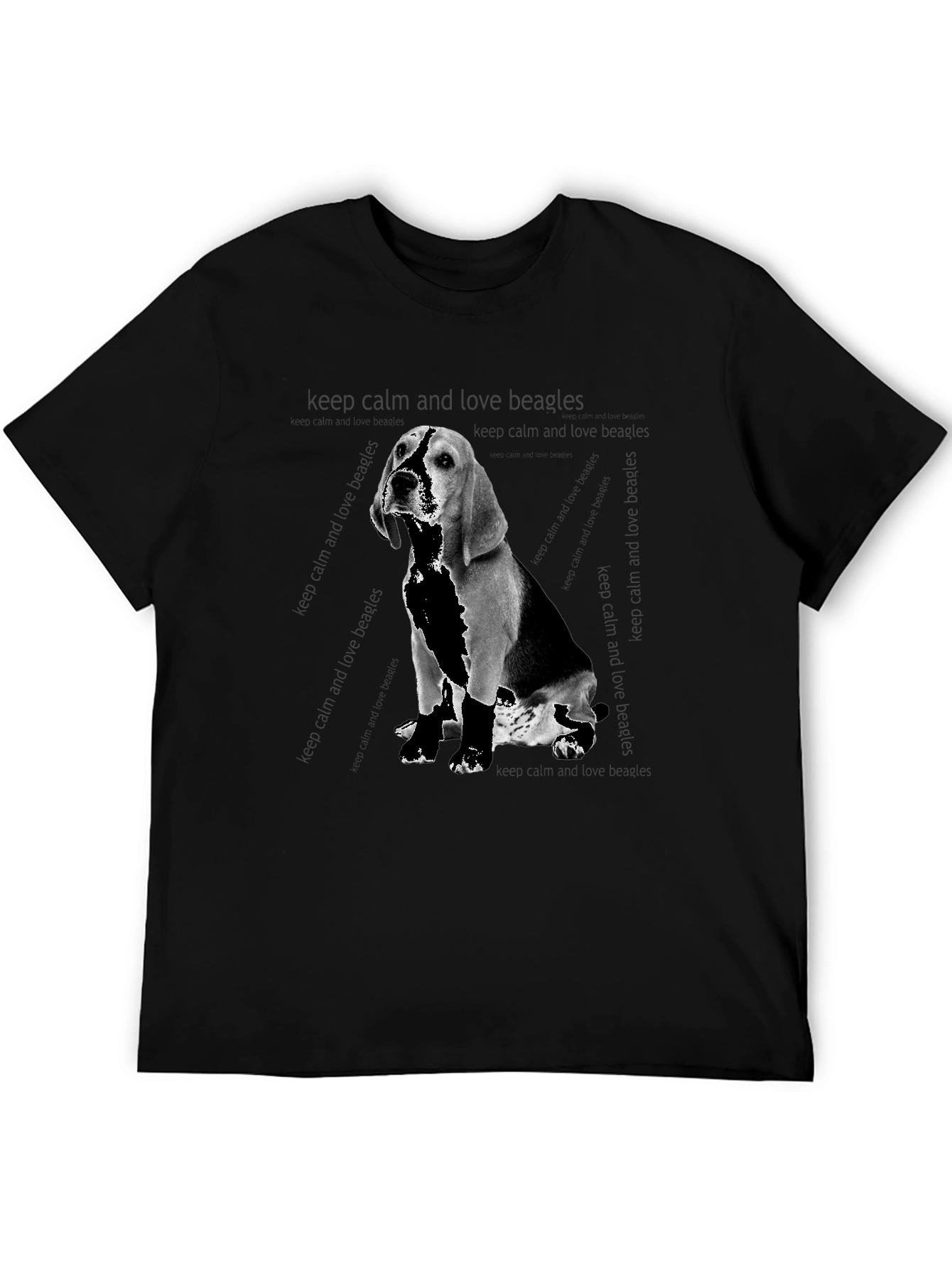 Beagle Dog Graphic Print T-Shirt