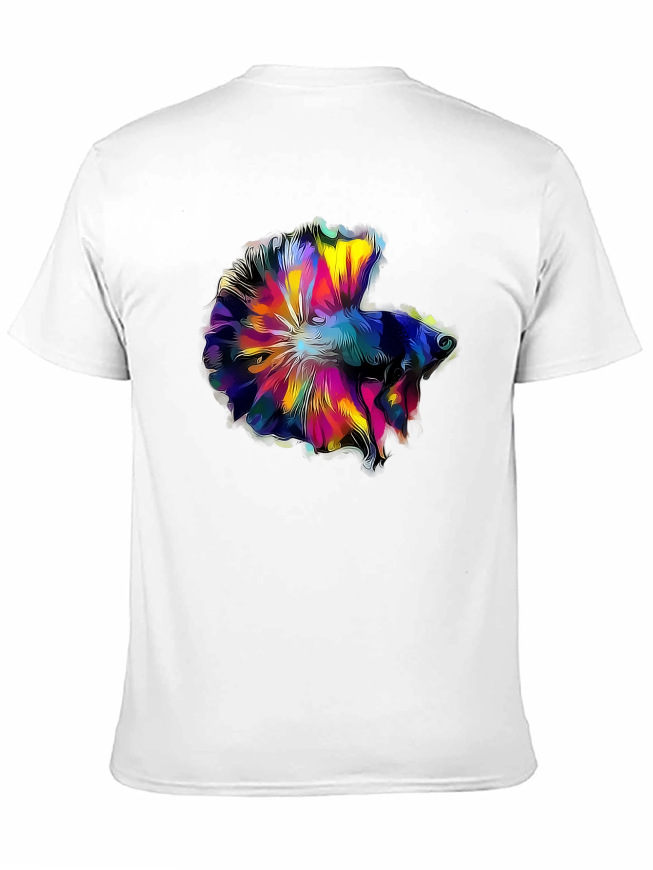 Betta Fish Graphic Tee - Mens Black T-Shirt