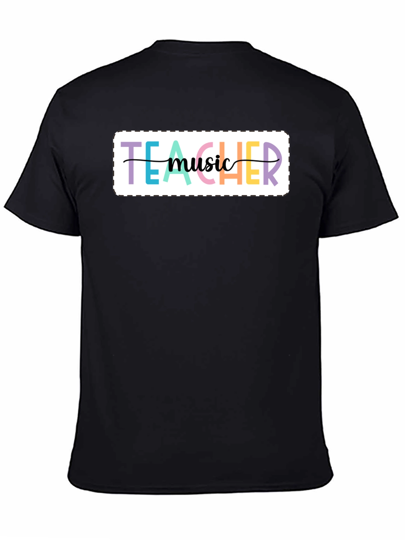 Music Teacher Graphic Tee - Unisex Black T-Shirt