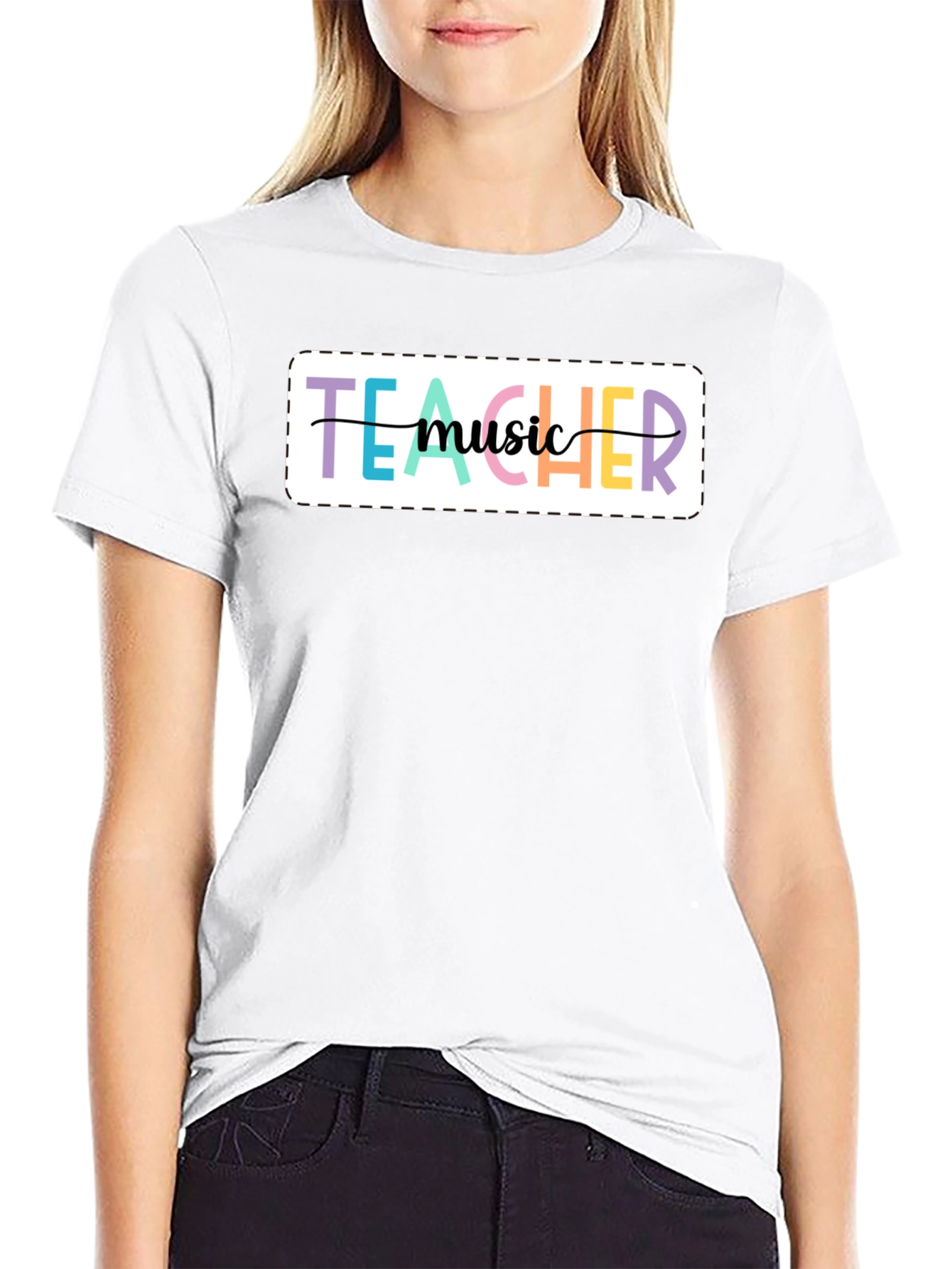 Music Teacher Graphic Tee - Unisex Black T-Shirt